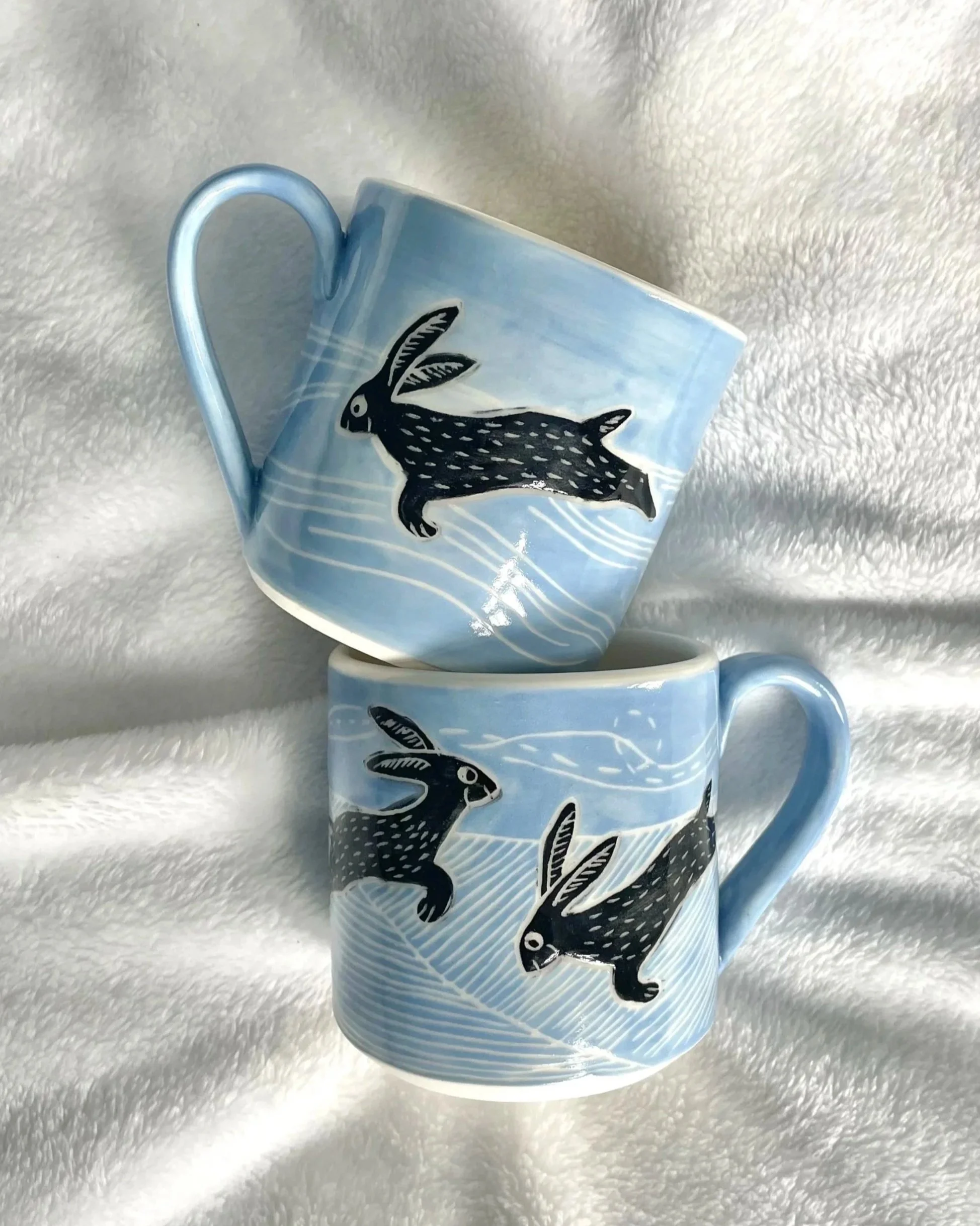 Winter Hares Mugs