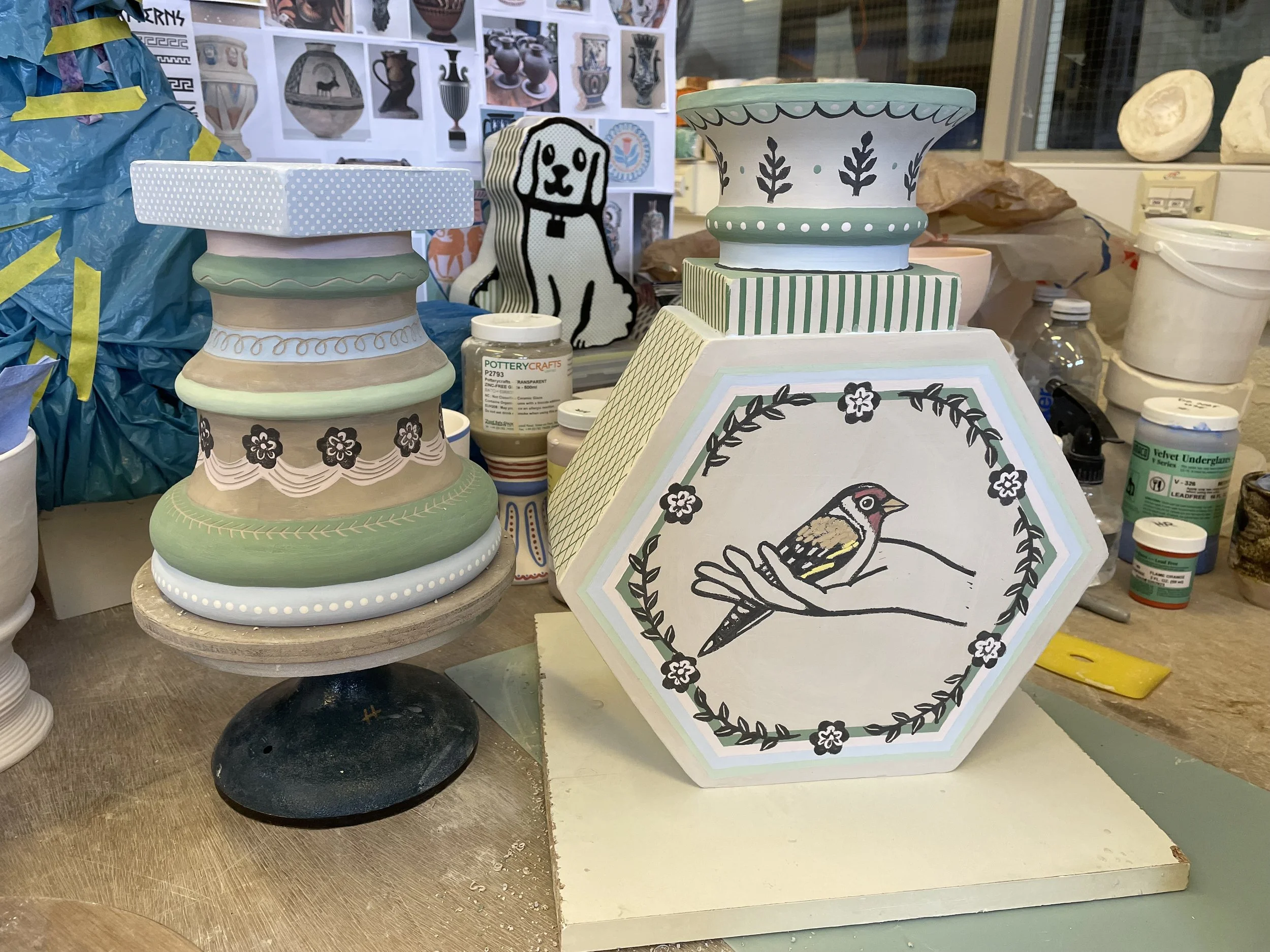 Making 'A Bird in the Hand' Vase