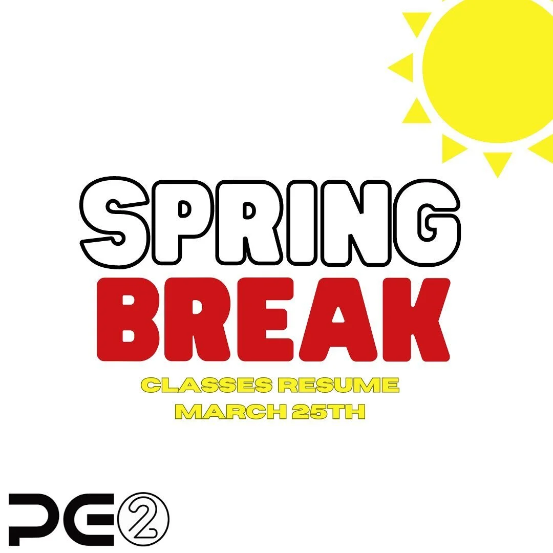 We are officially on Spring Break! See you on the 25th 😃