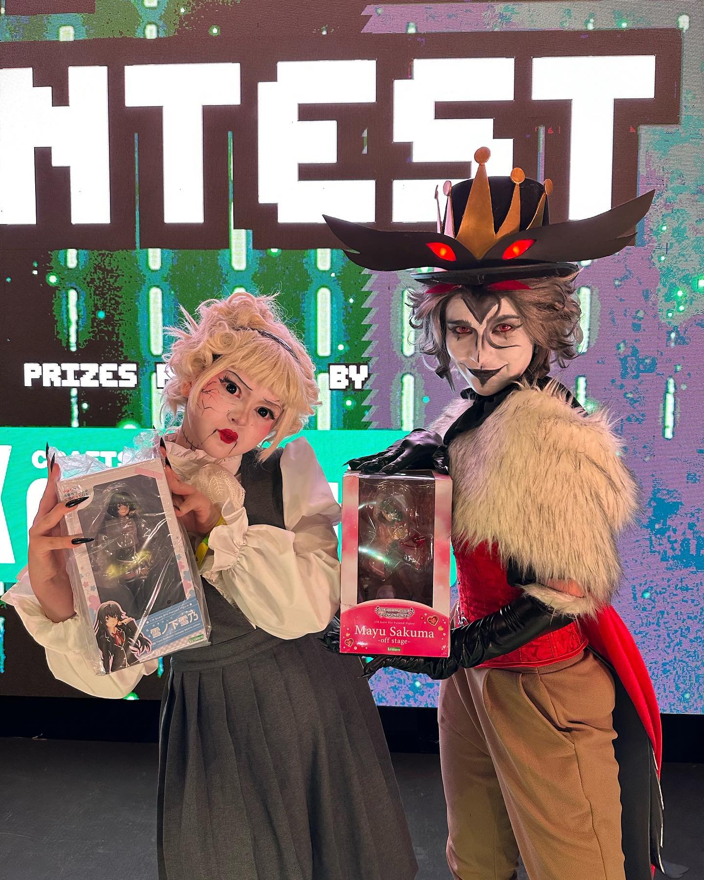 Congratulations to our Cosplay Lip Sync Contest Winners, @fizziefolliexo and @fabled.cos! 💚✨

And a special thank you to our sponsor, @kotobukiya_official, for providing the grand prizes at #ANIMEImpulseSeattle2024! 🏆💕🎉