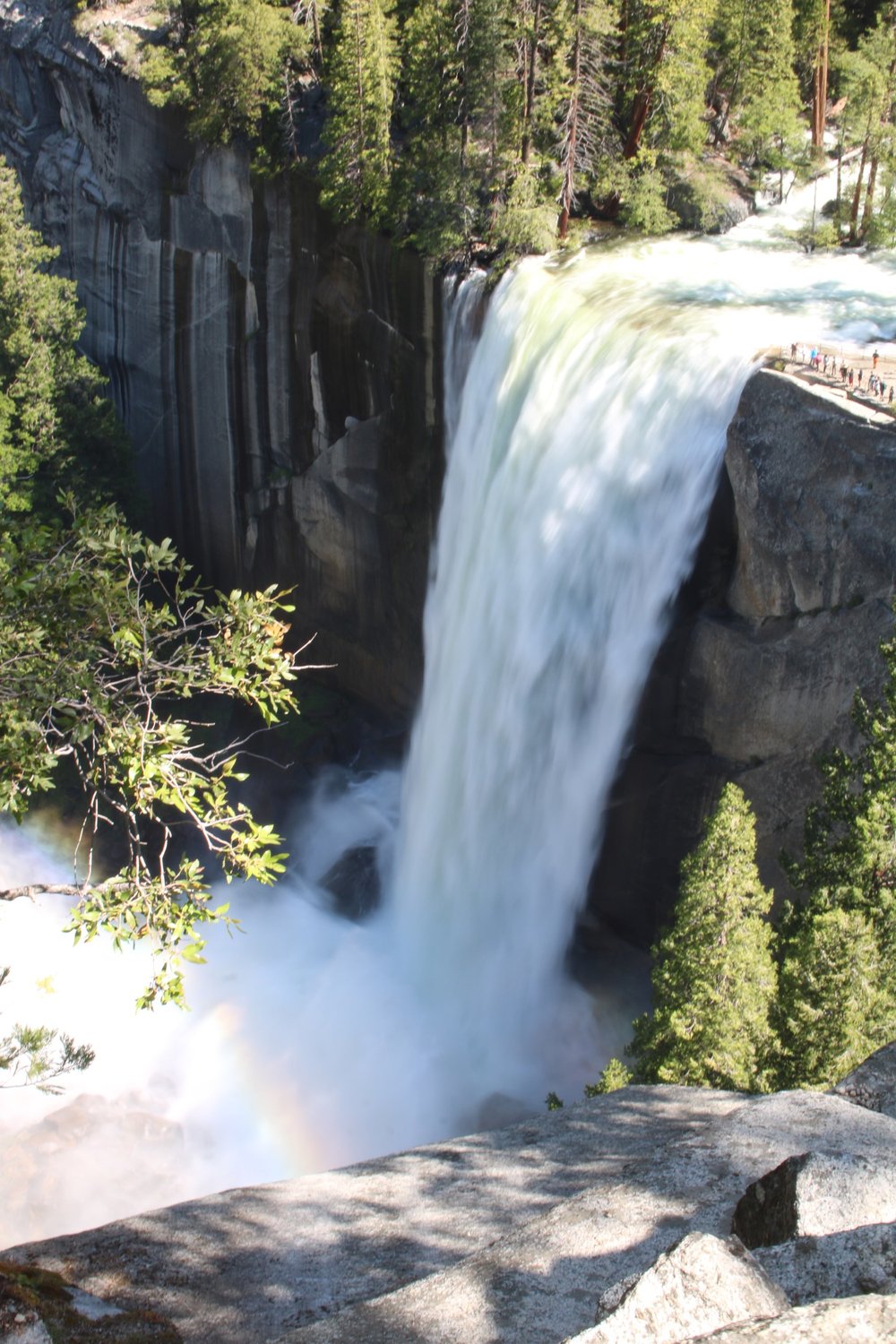  View of Vernal Fall from Clark Point  