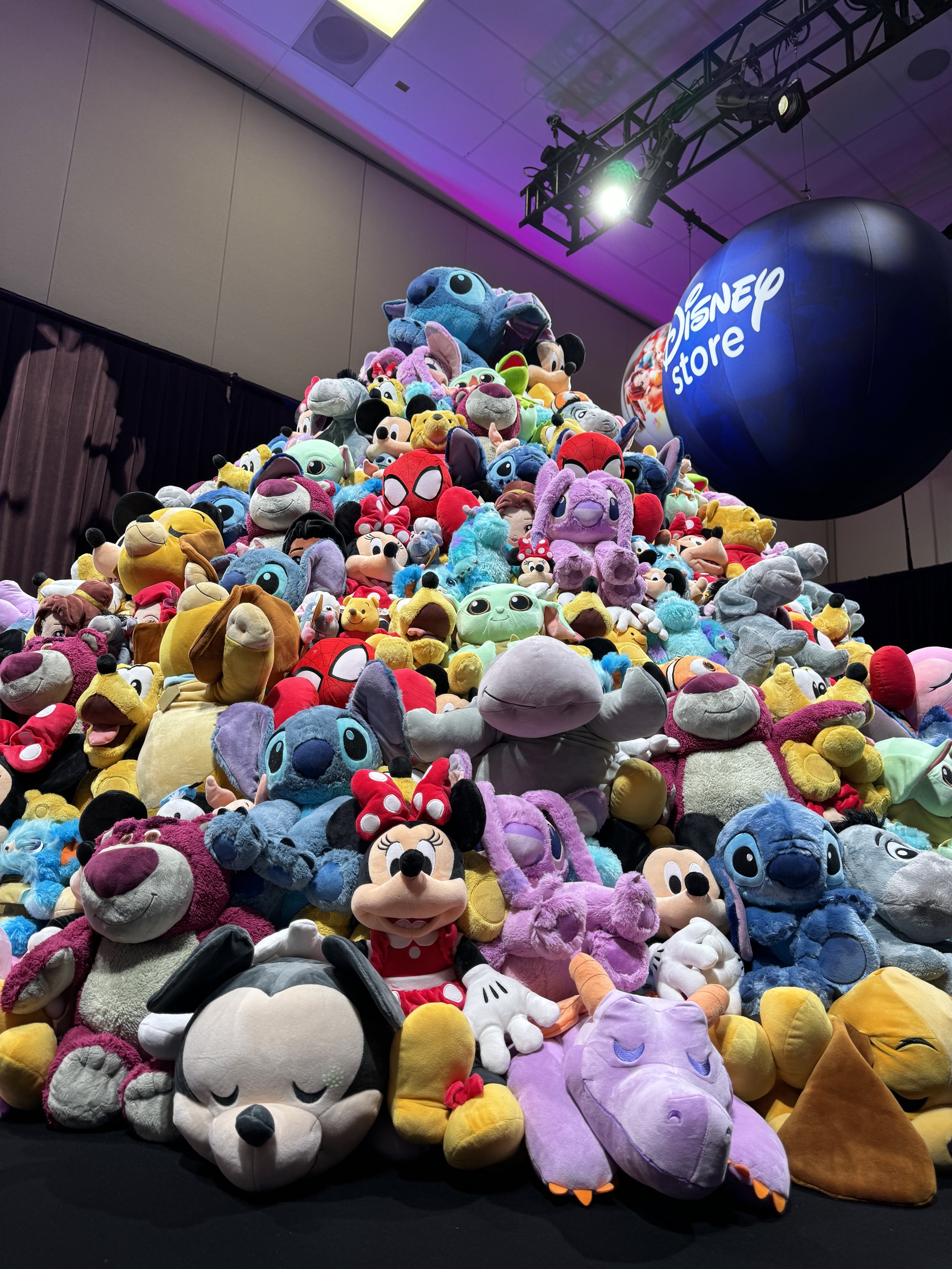  Mountain of Disney plushies 