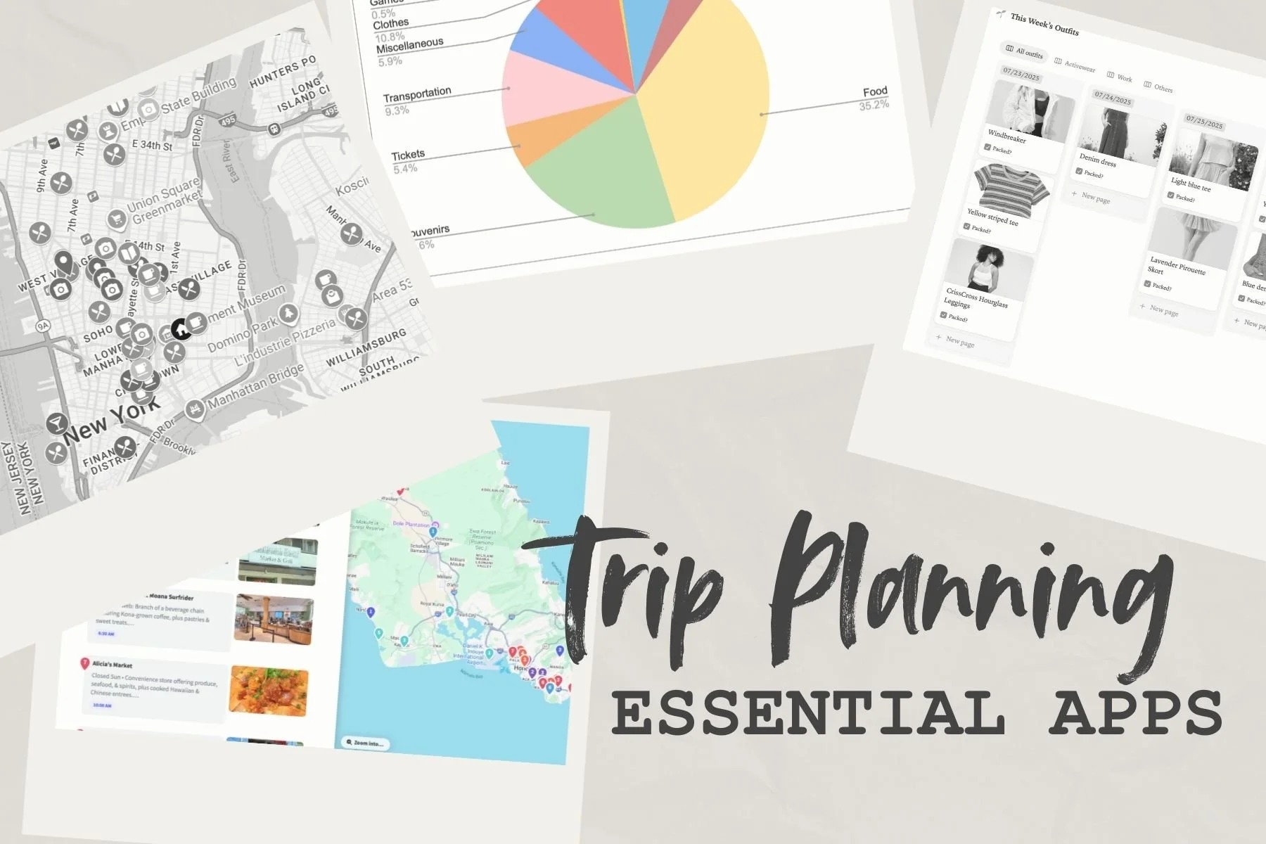 My favorite apps for successful trip planning