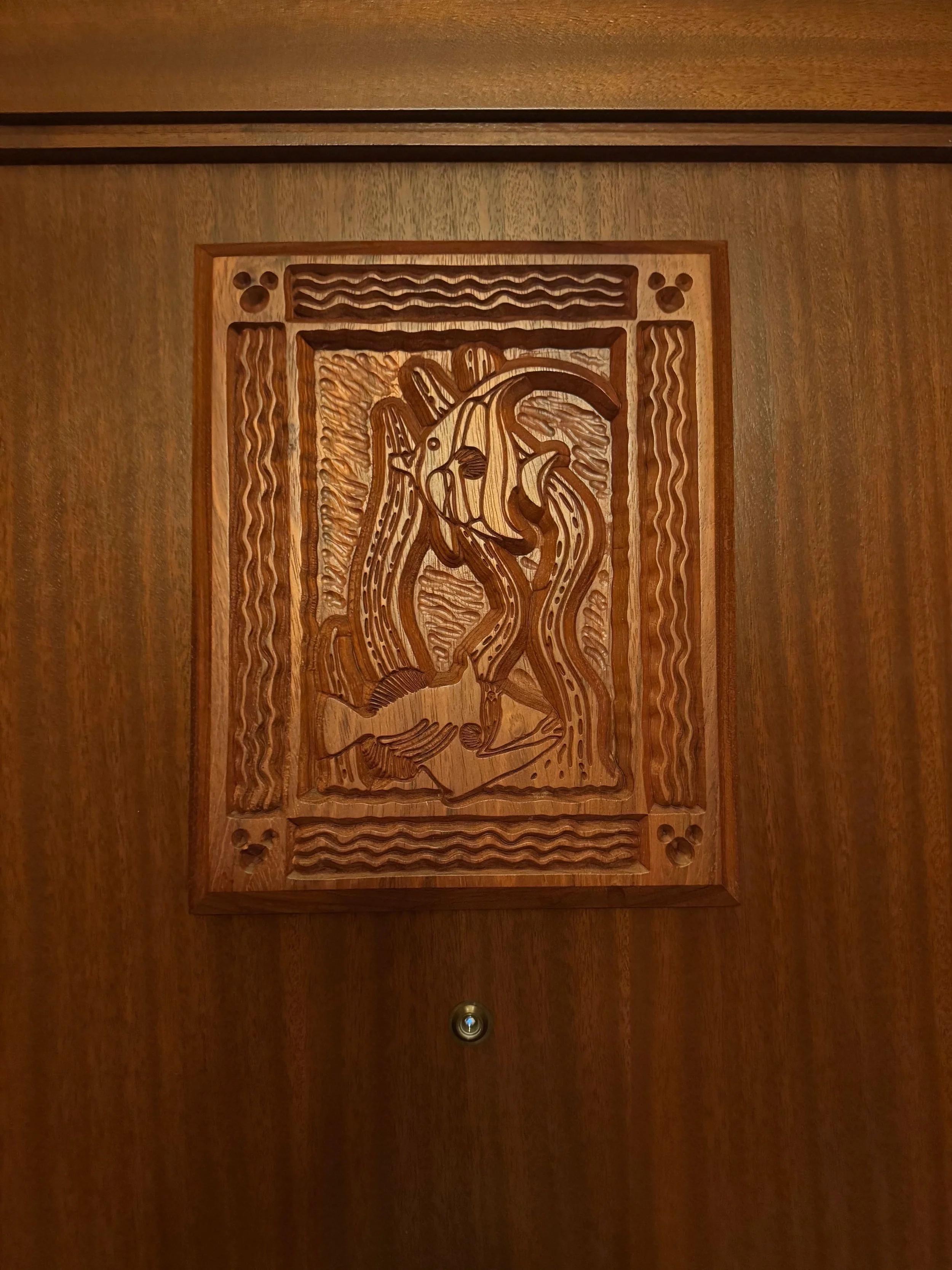  Rom door entrance sign to the Aulani deluxe studio 