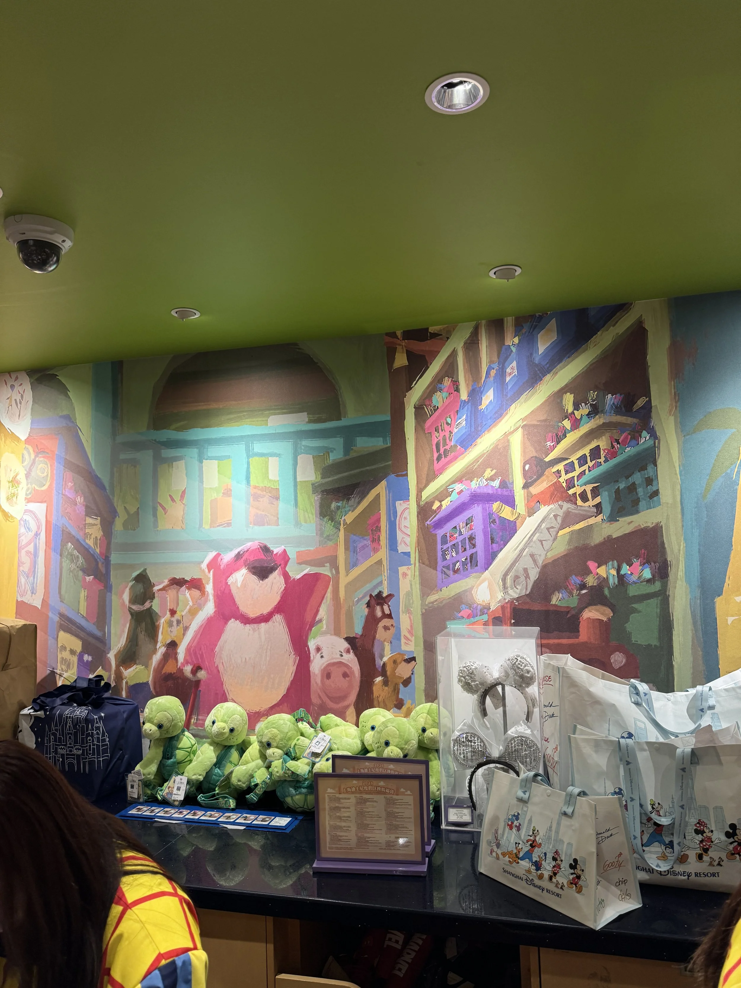  Art at the cash register inside Lotso Shop 