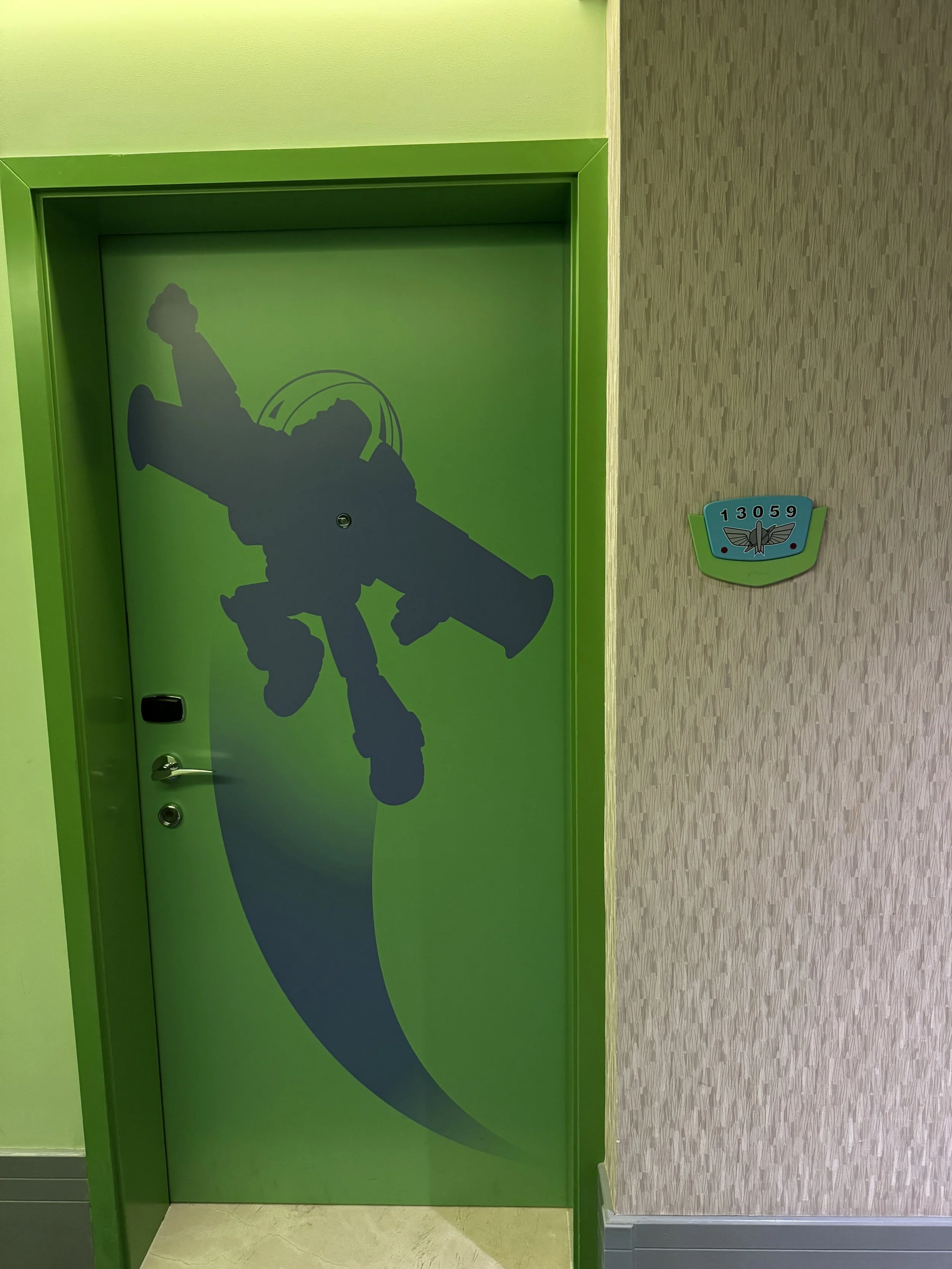  Buzz Lightyear themed door 