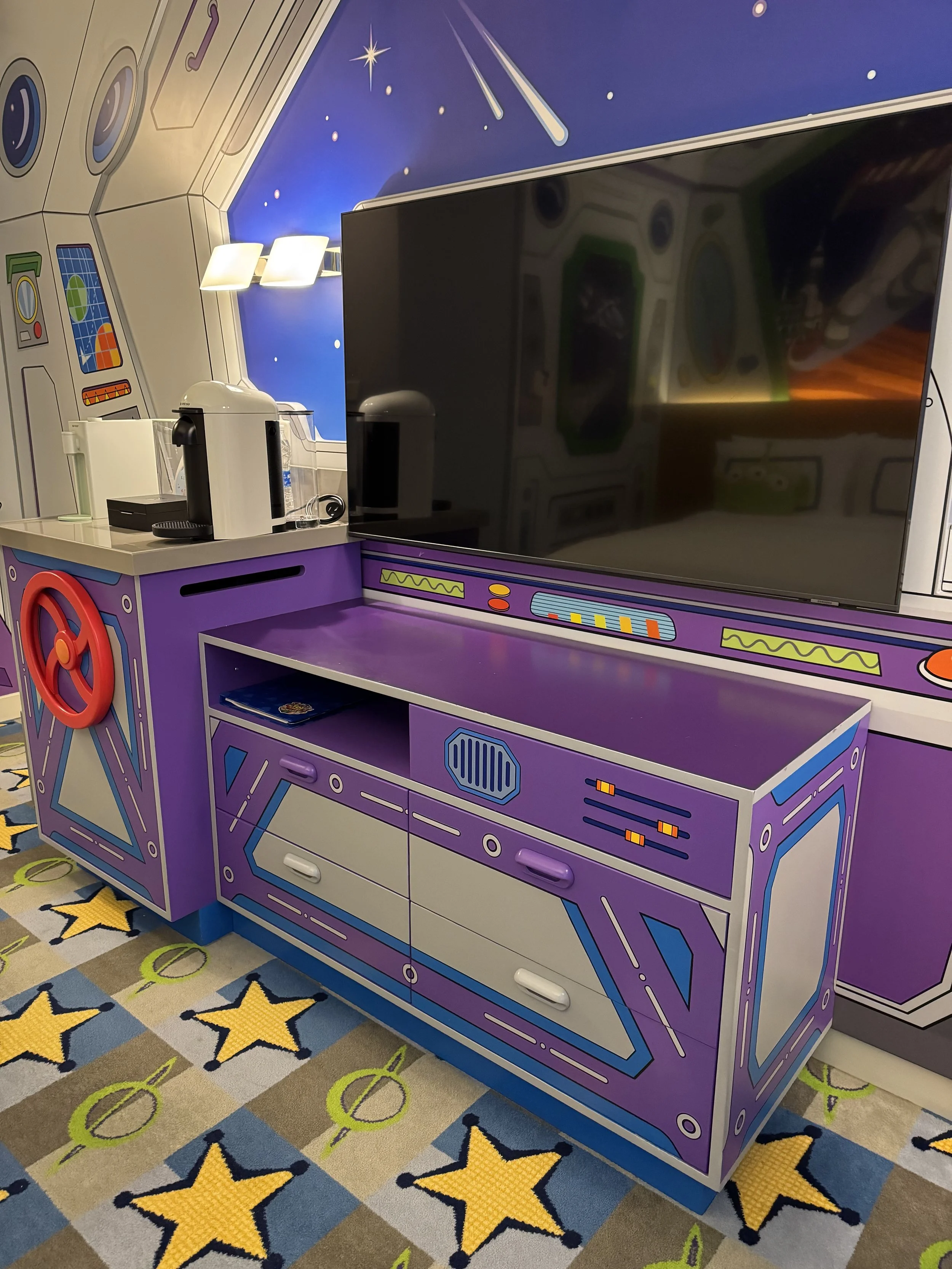  Room wardrobe and TV 