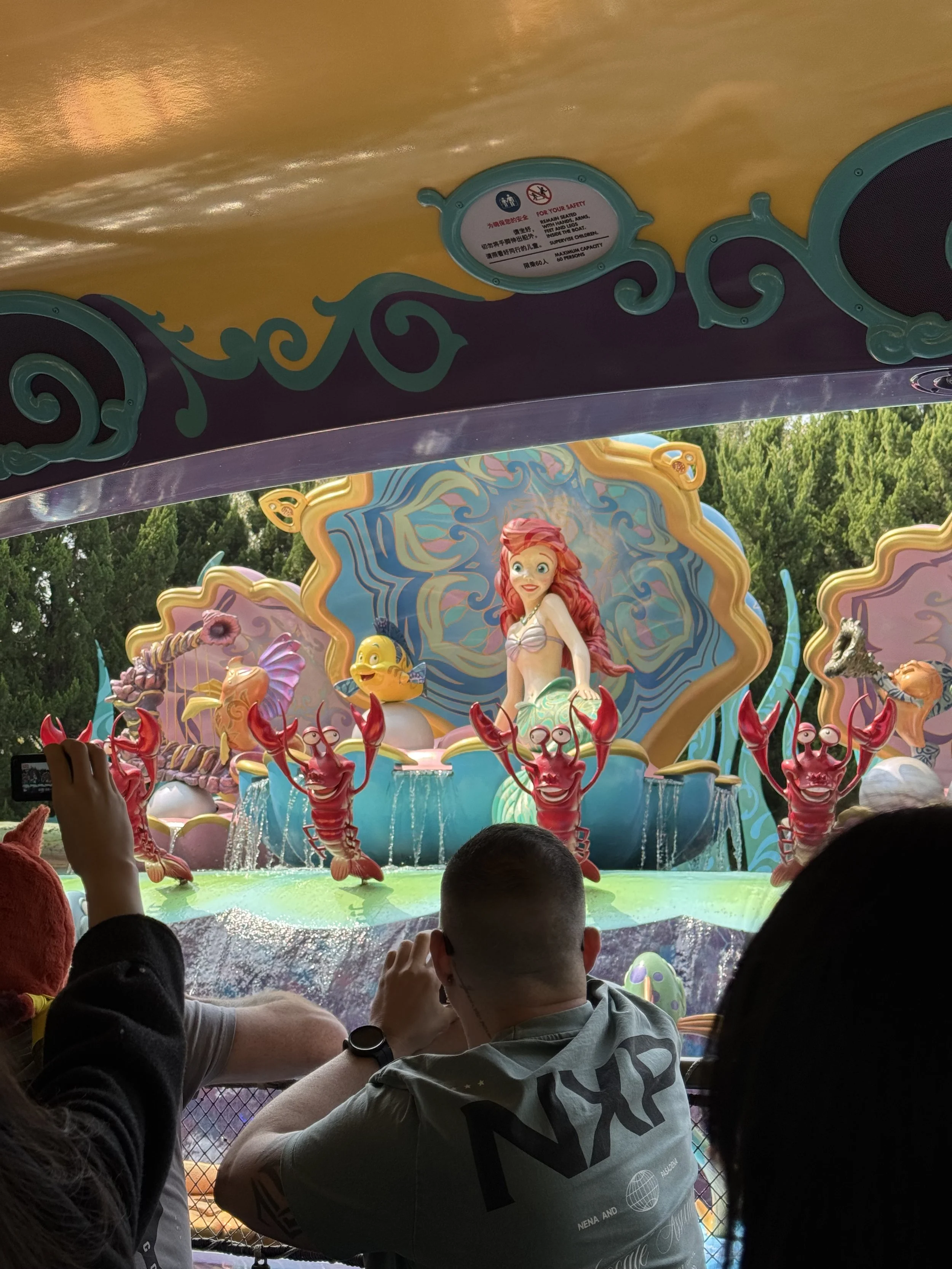  Ariel and Sebastian from the Little Mermaid 