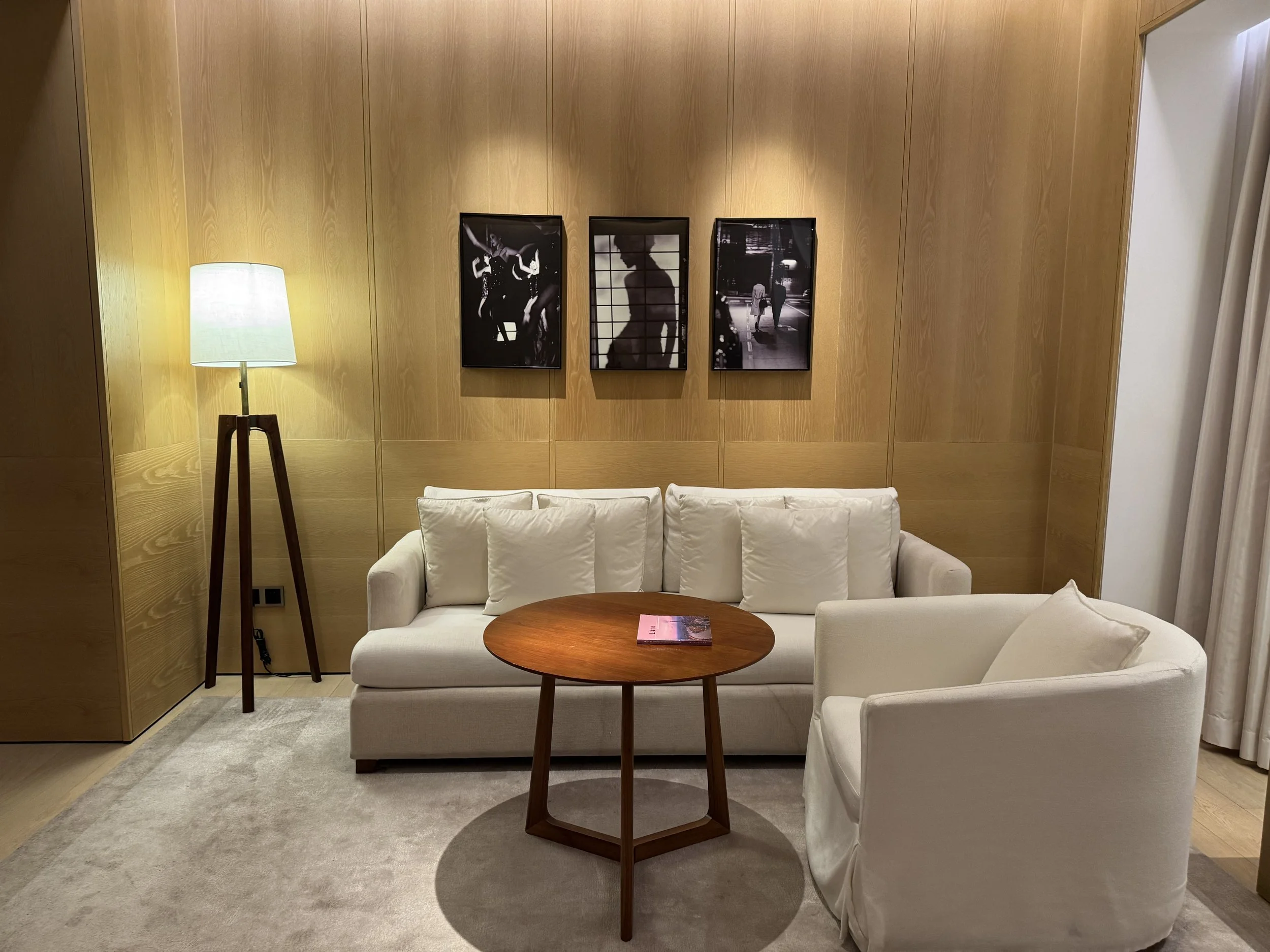  Couch with coffee table in the living area 