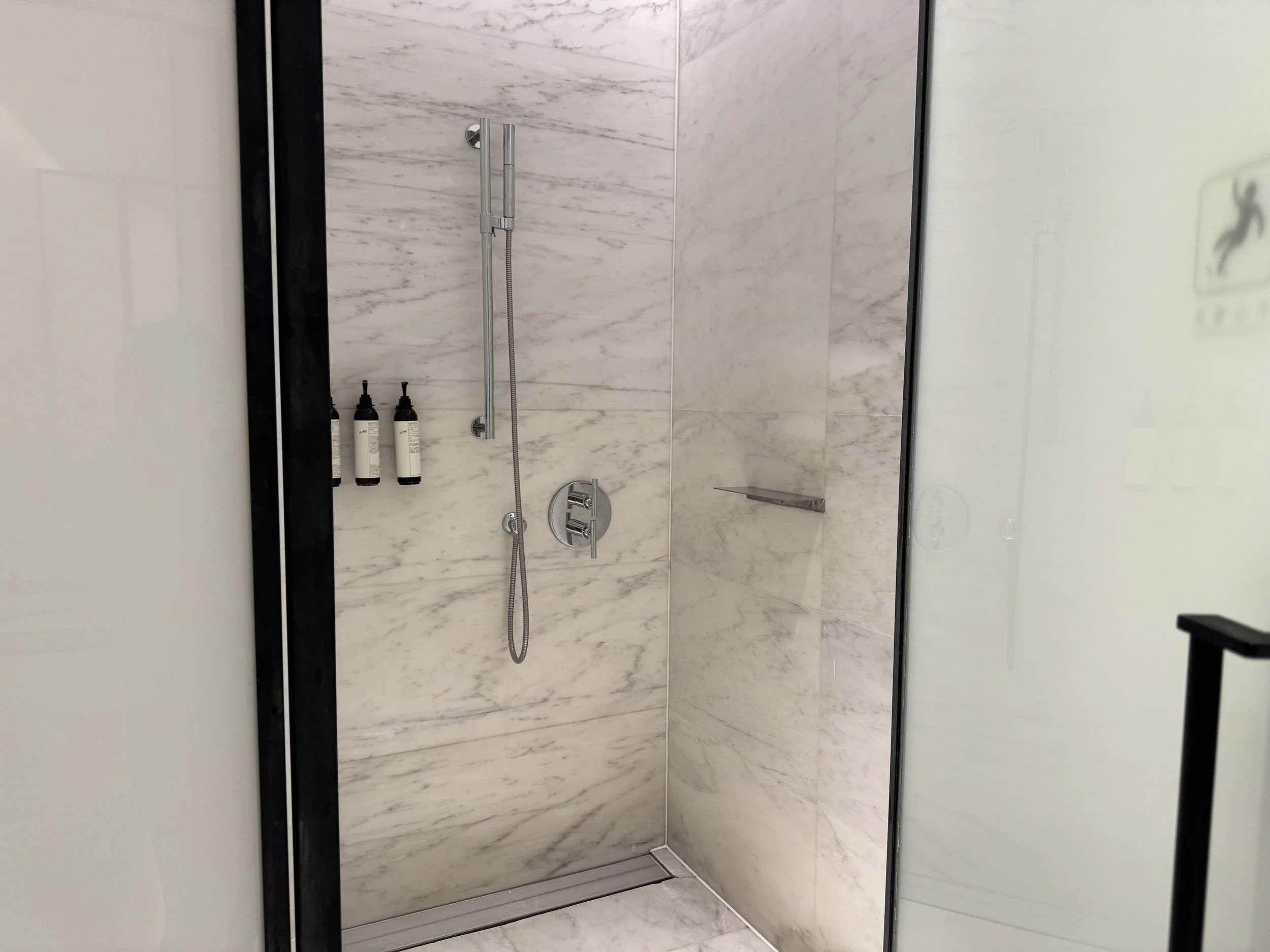  Shower in the bathroom 