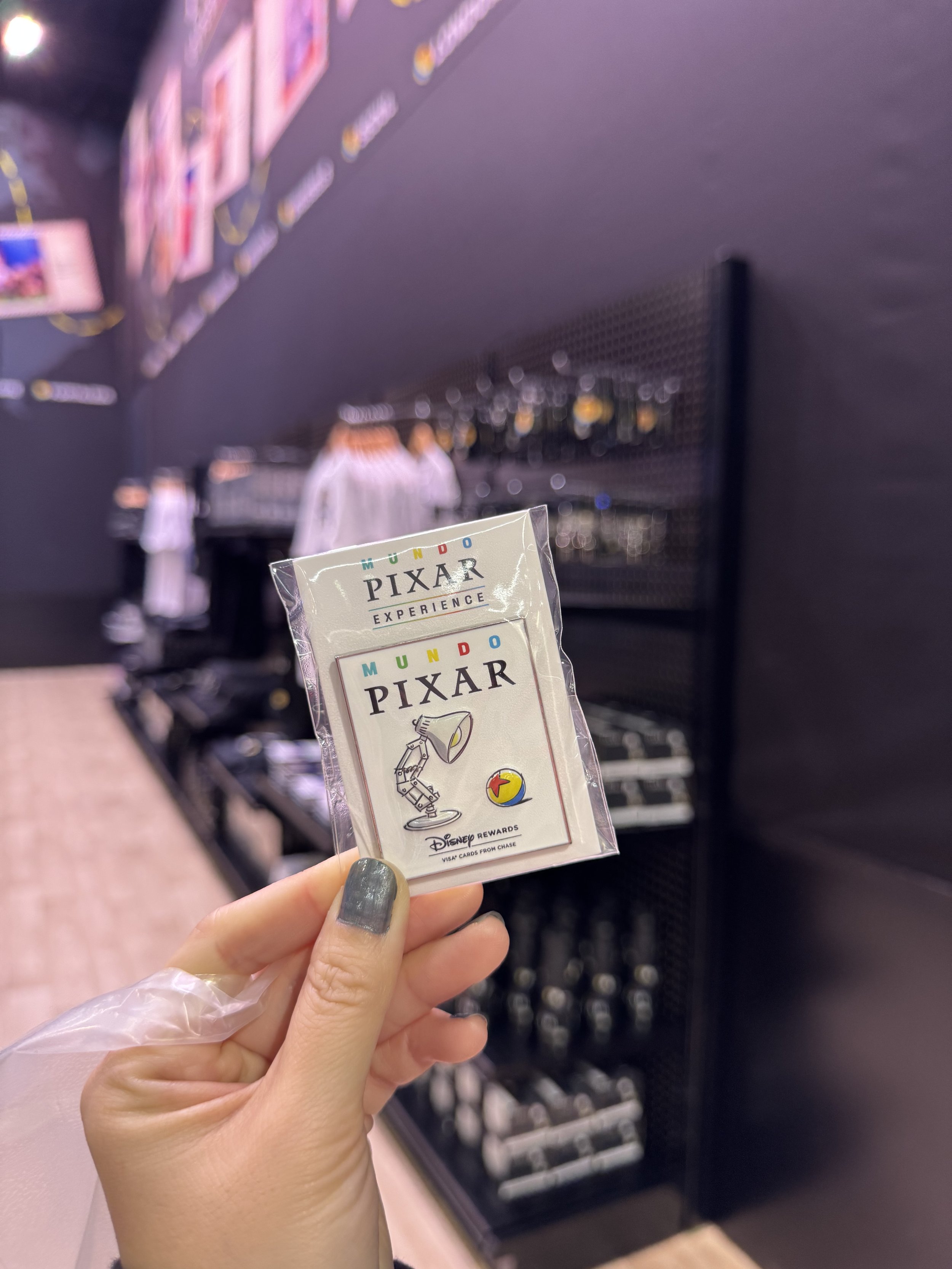  Free Pixar pin with purchase using Disney Visa card 