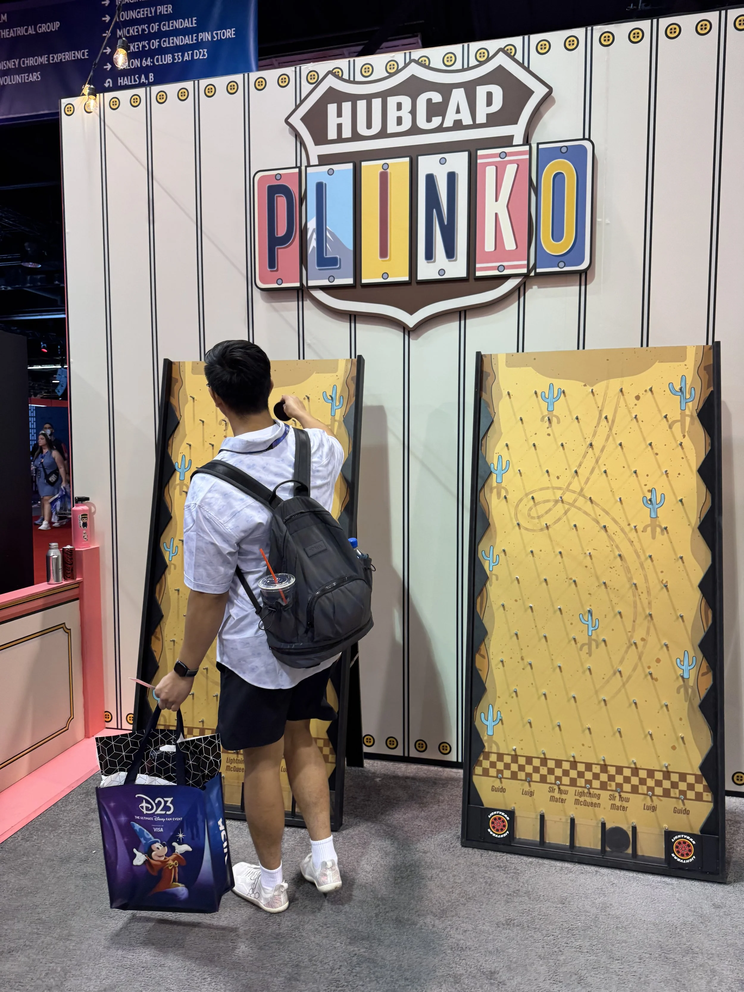  Hubcap Plinko - Loungefly Pier carnival game 