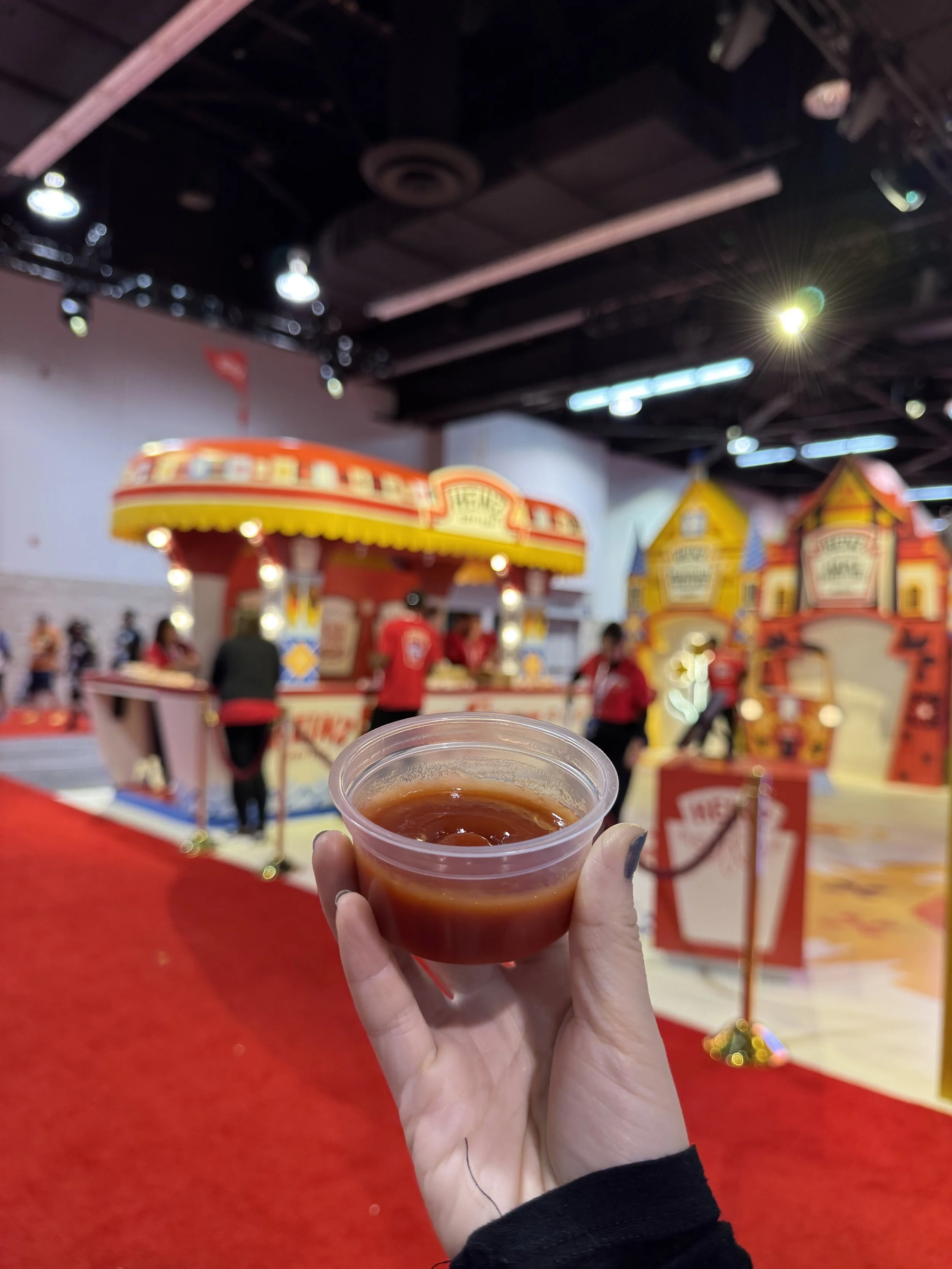  Customized sauce from Heinz vending machine 