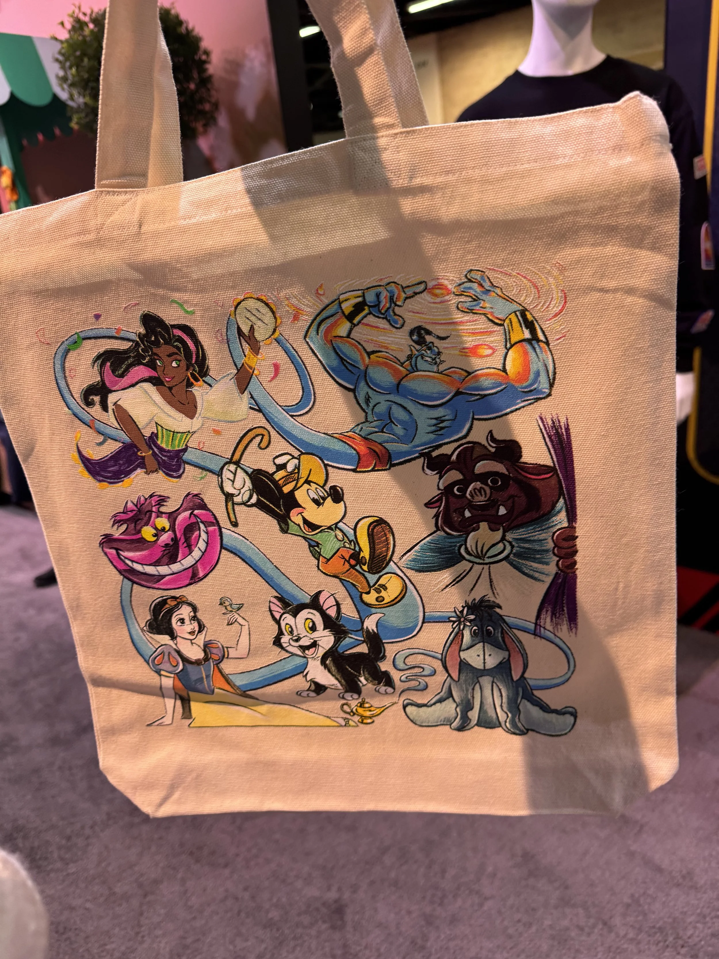  Art tote bag from Disney Store 