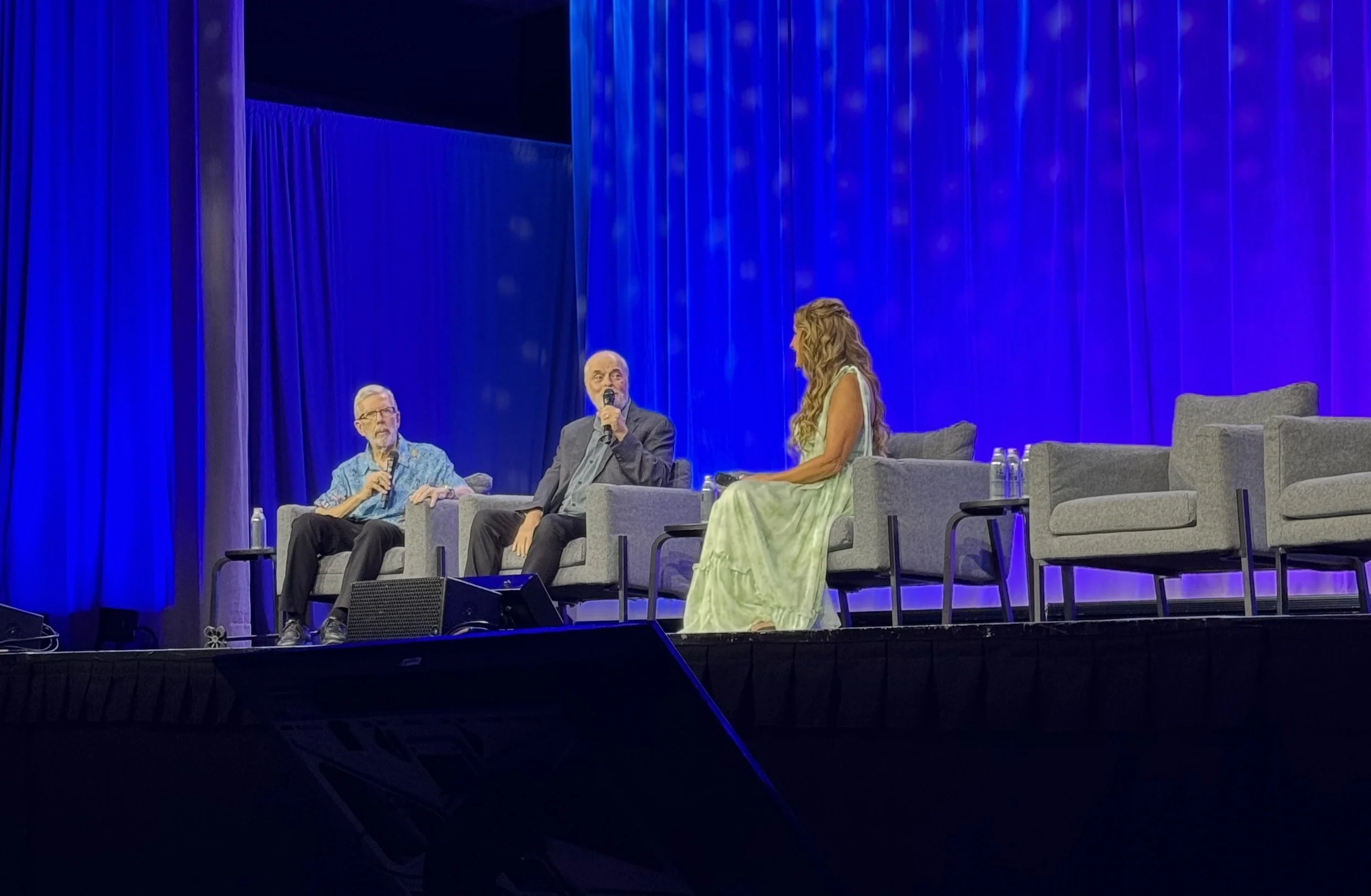  Jodi Benson with Ron Clements 