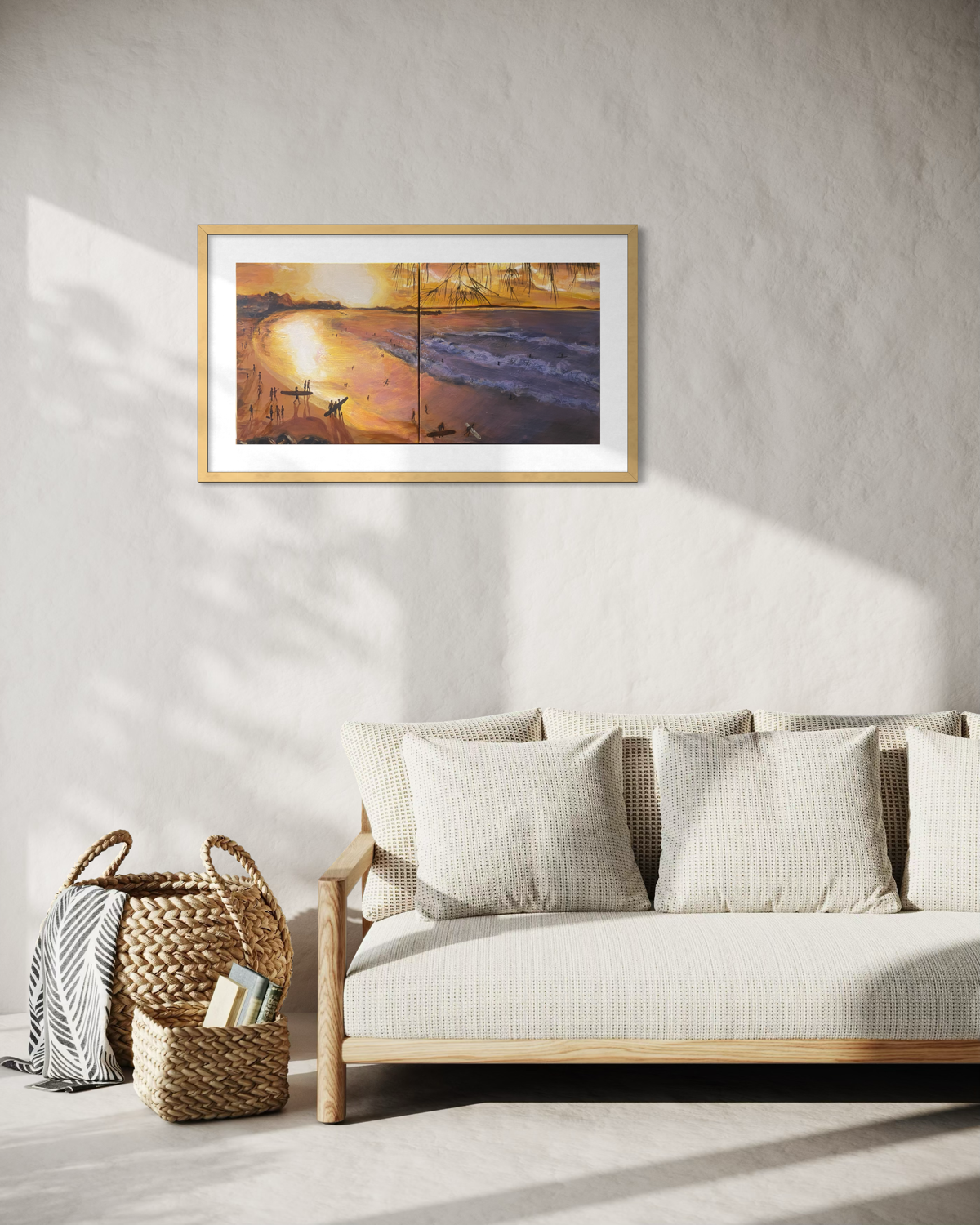 Fine Art Print: Noosa Main Beach at Dusk