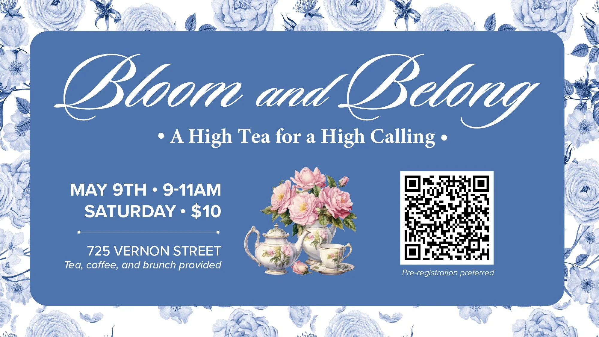 Bloom & Belong: A High Tea for a High Calling
