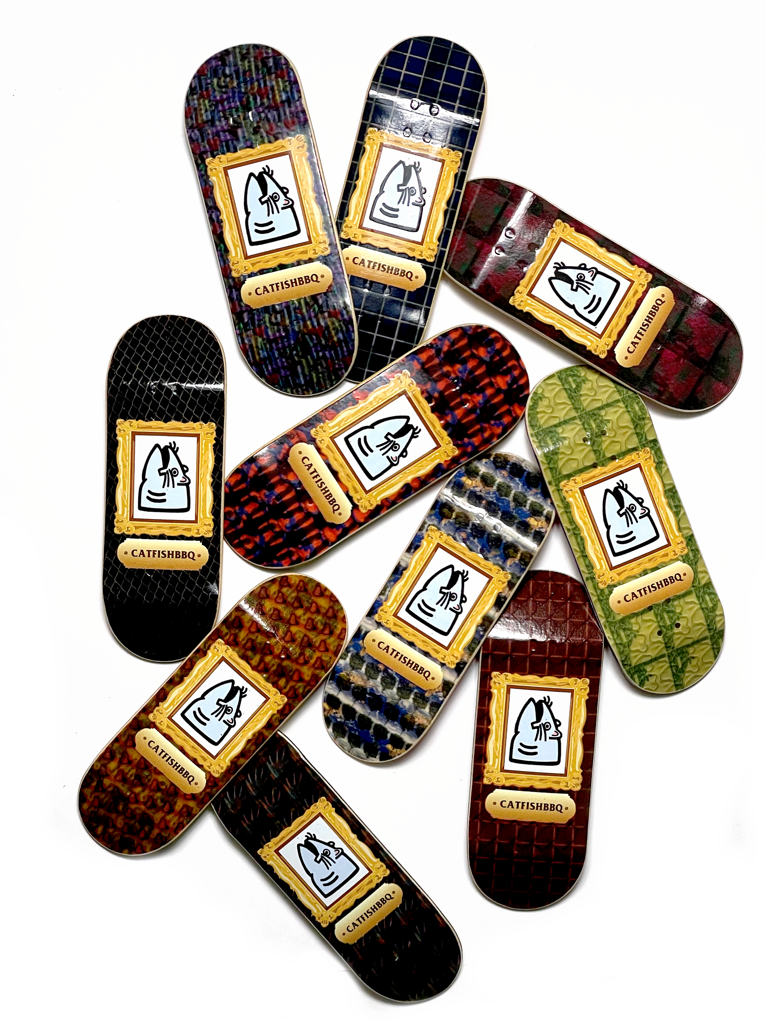 Catfish BBQ Dual Wear Art show Deck