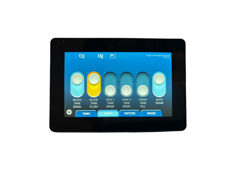 UXC-5 image showing plumbing automation screen