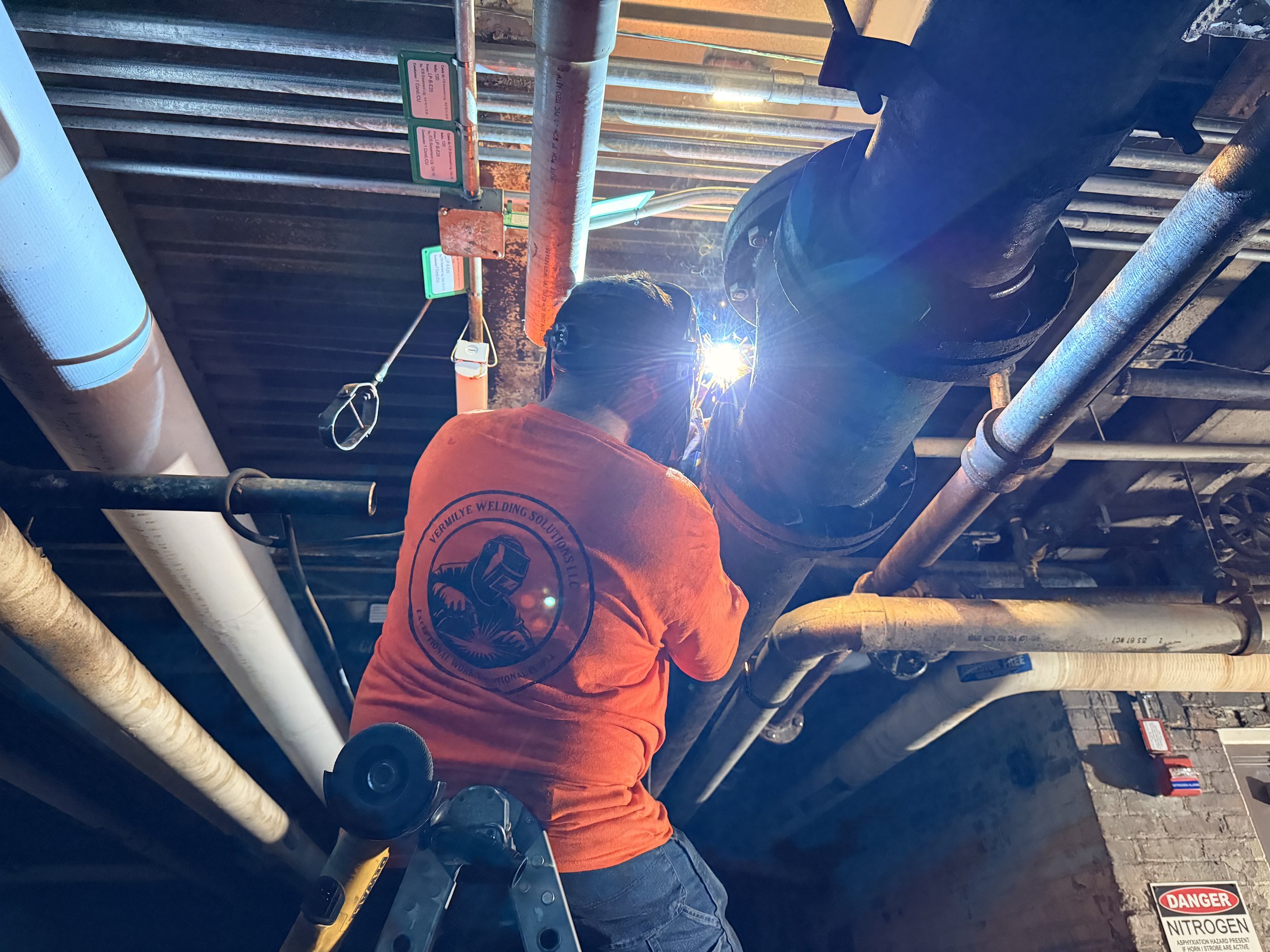 Rig welding, mobile welding, field welding, mobile welder