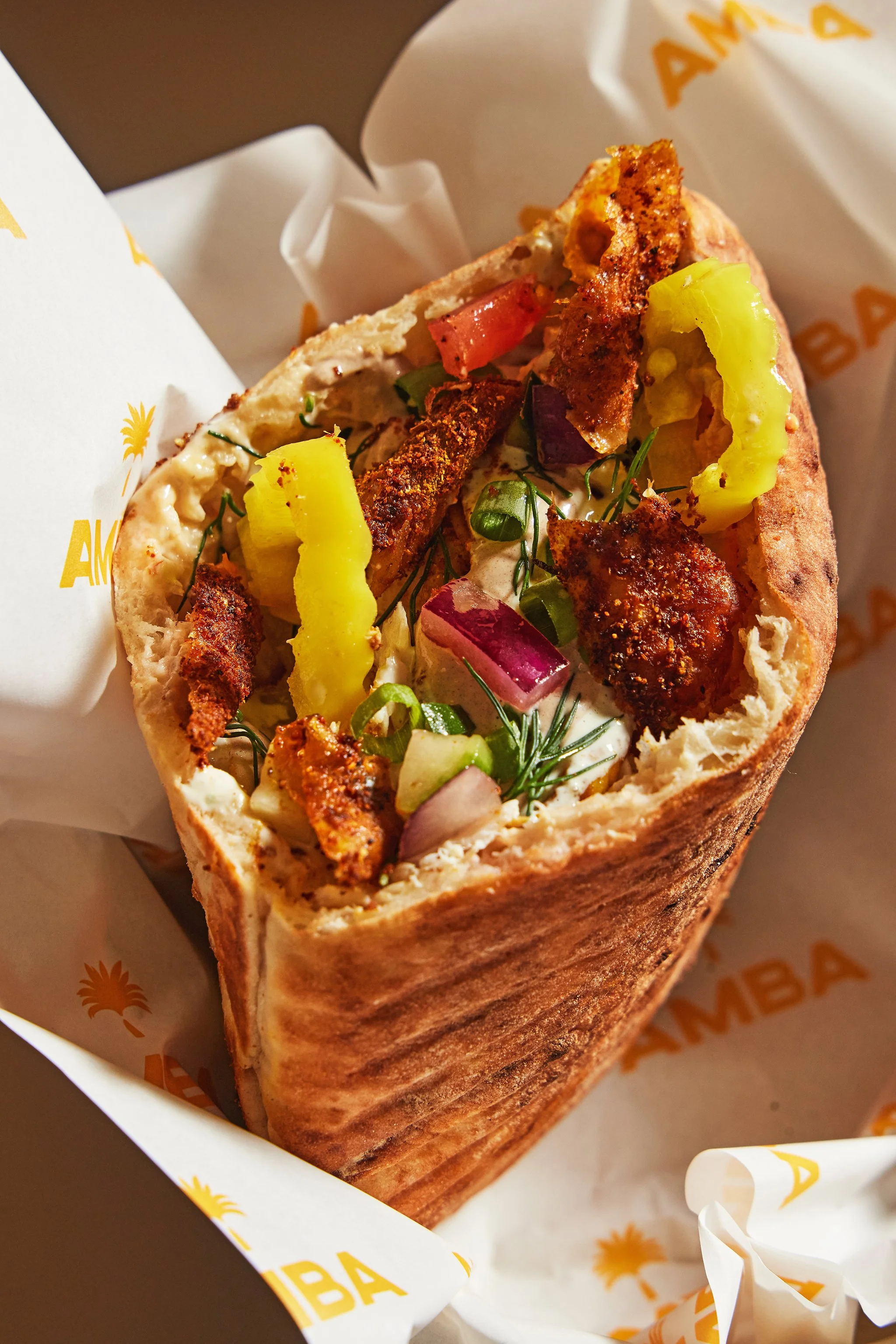 Amba Falafel Pita (Brian Samuels)