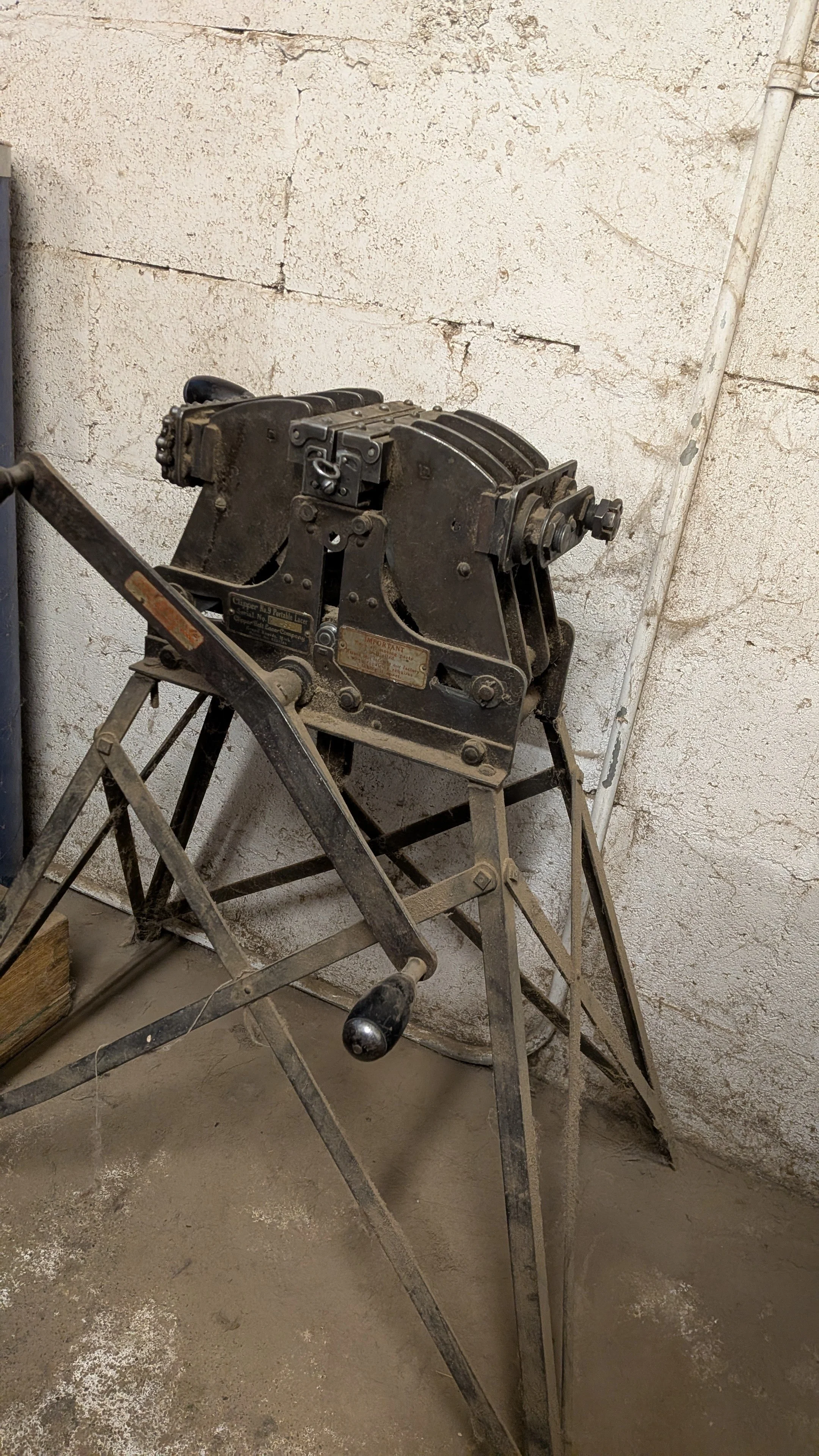 Belt Lacer for repairing or replacing belts on the carder