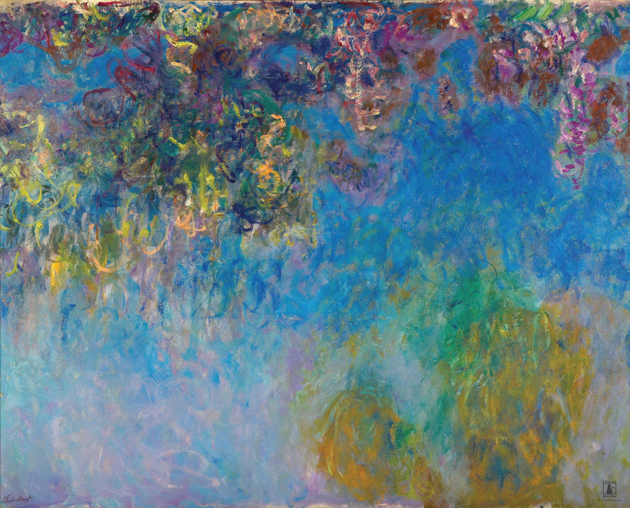 "Wisteria" | By Claude Monet