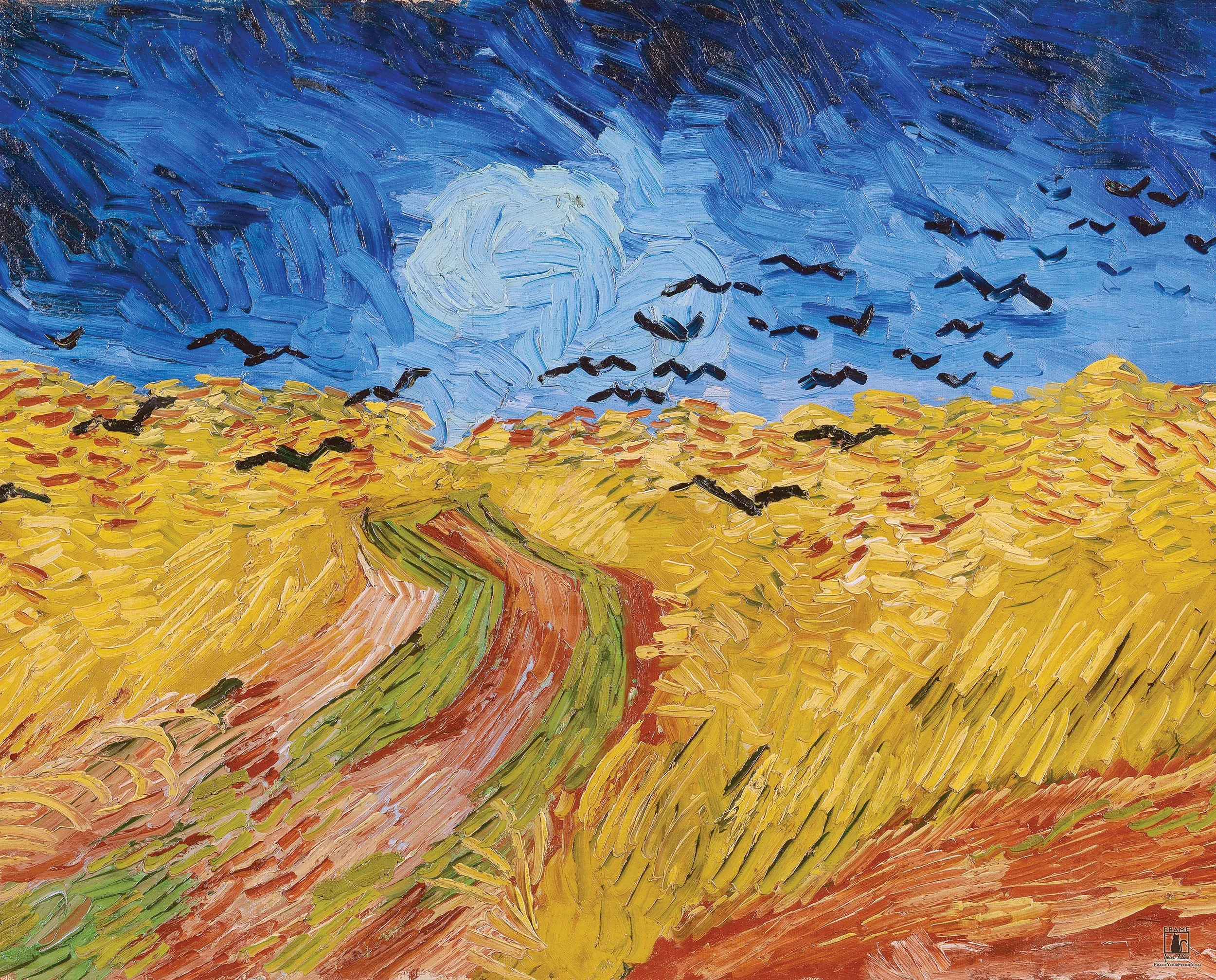 "Wheat Field with Crows" | By Vincent Van Gogh