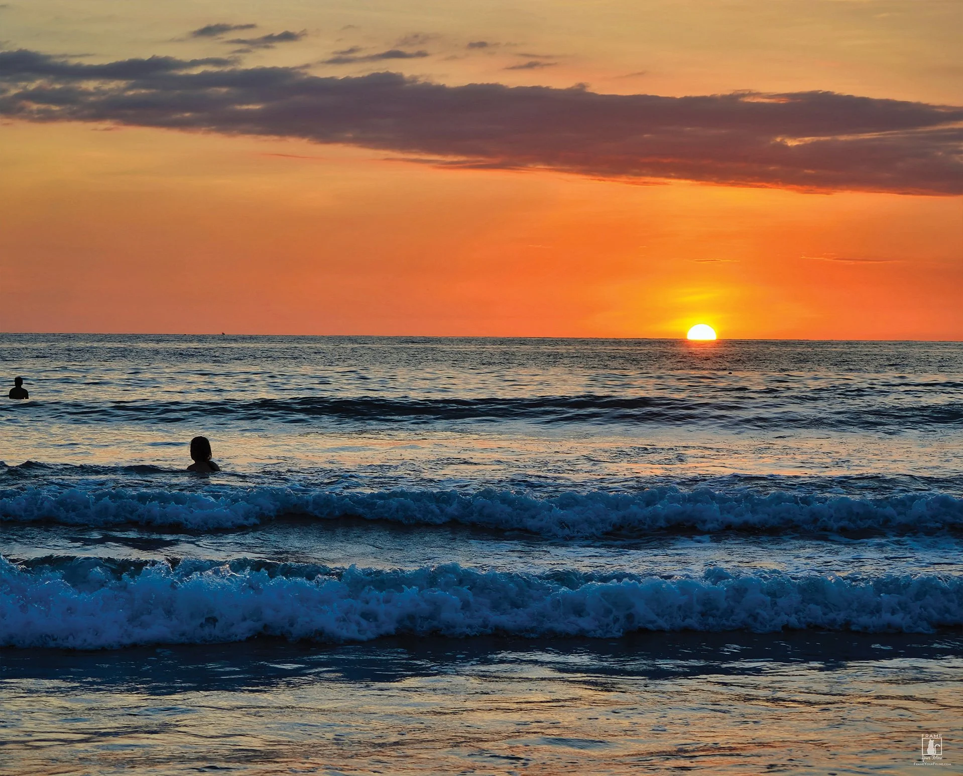 "Sunset Swim" | Photography by DB