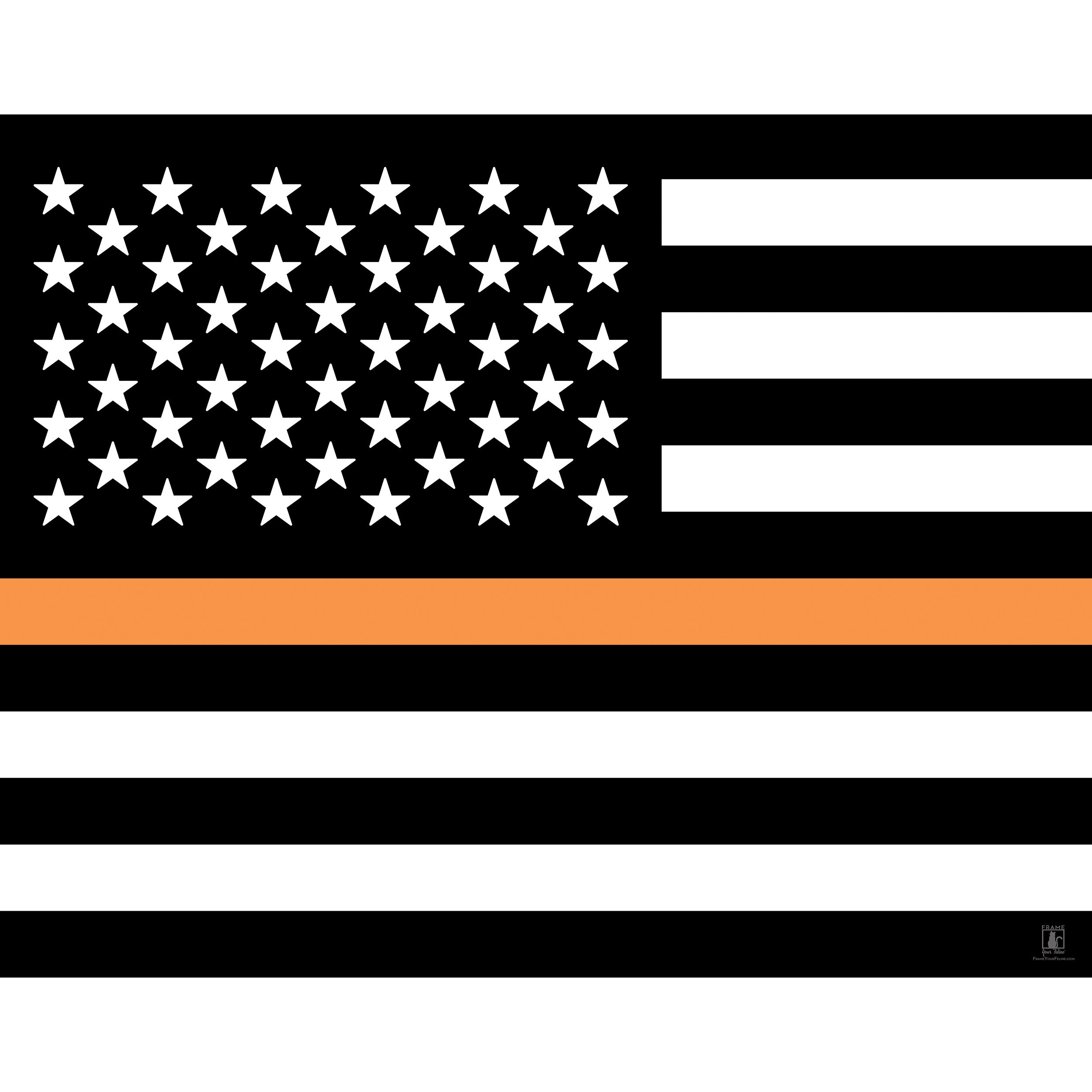 "Thin Orange Line Flag (Search & Rescue)"
