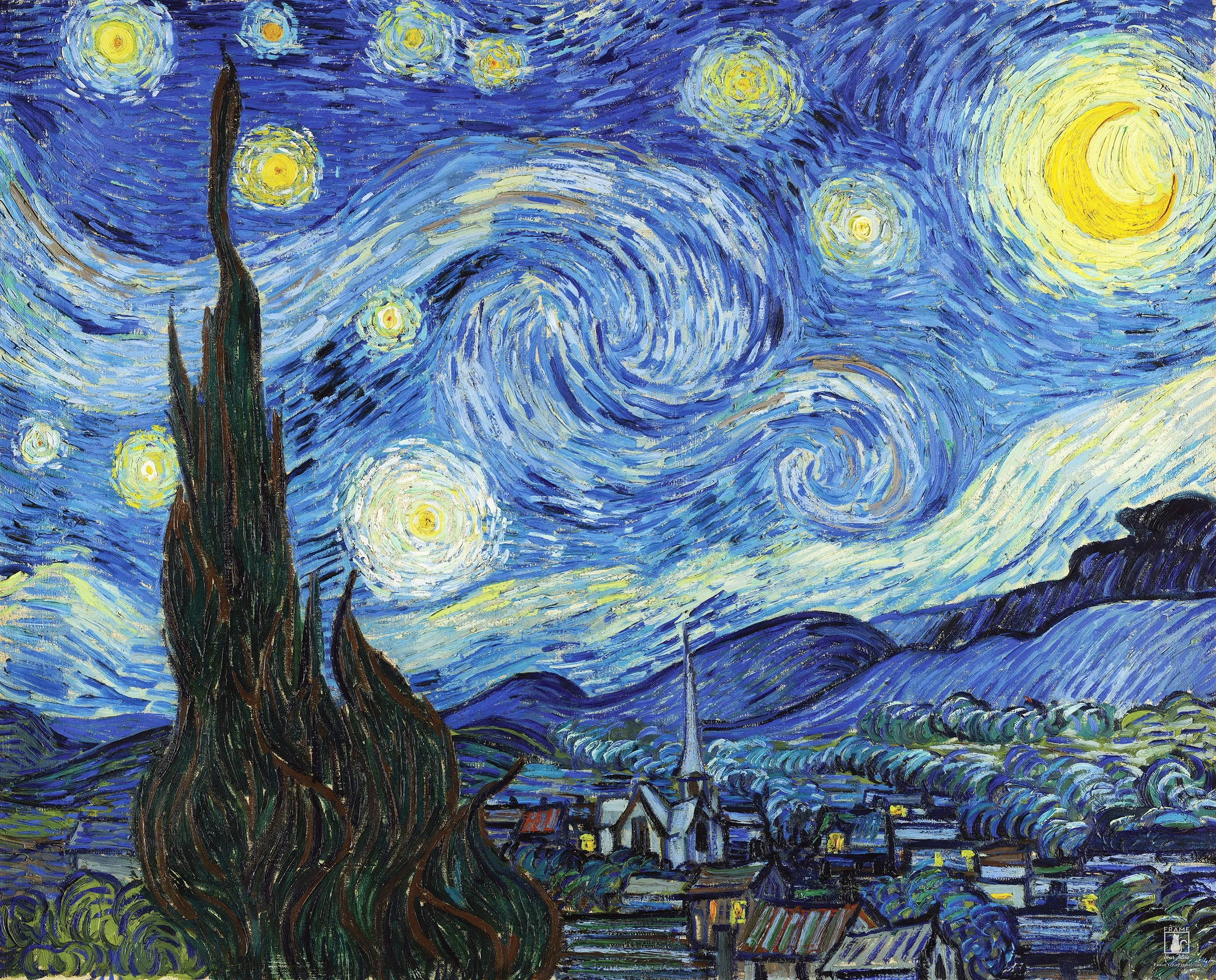 "The Starry Night" | By Vincent Van Gogh