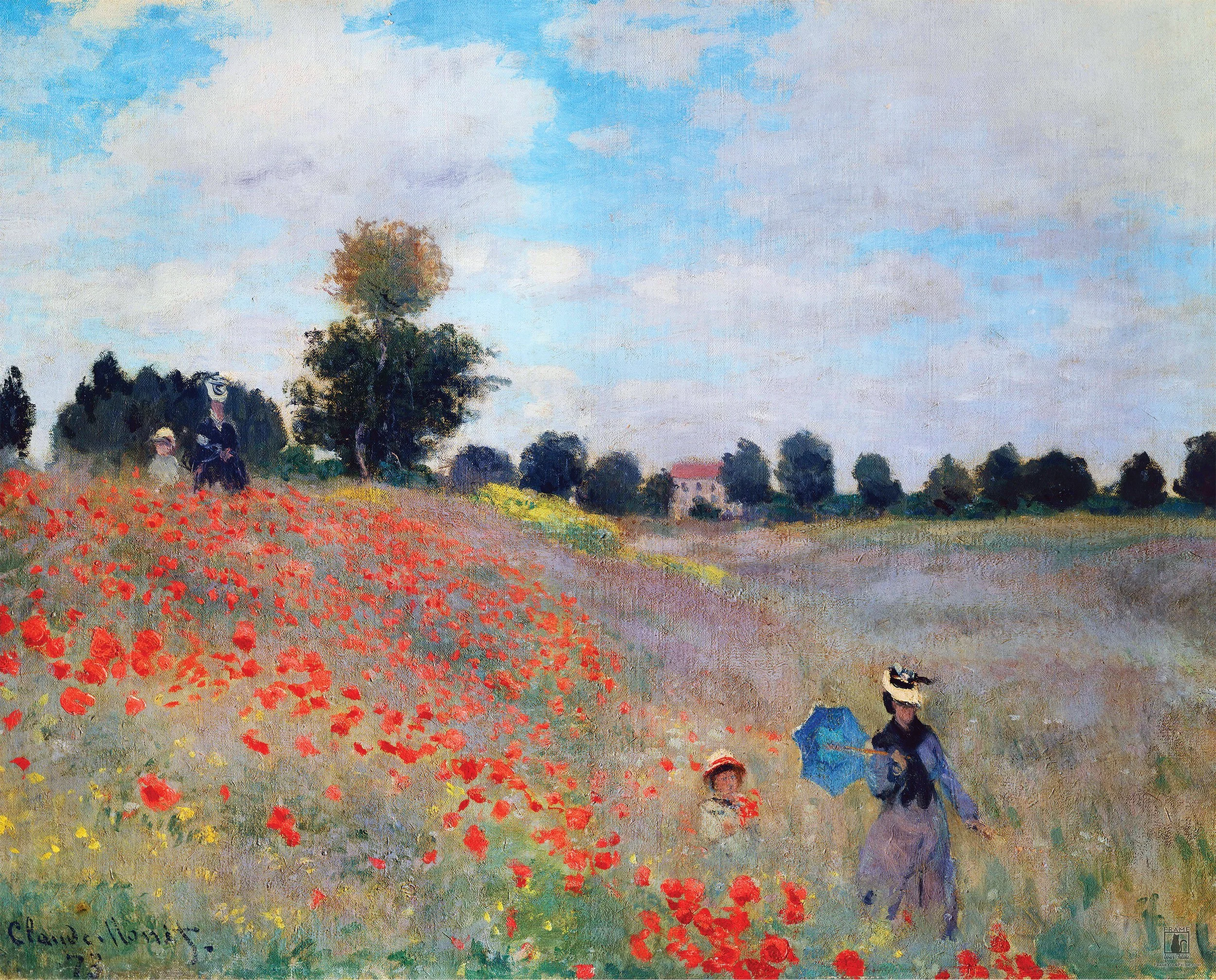 "Wild Poppies Near Argenteuil" | By Claude Monet