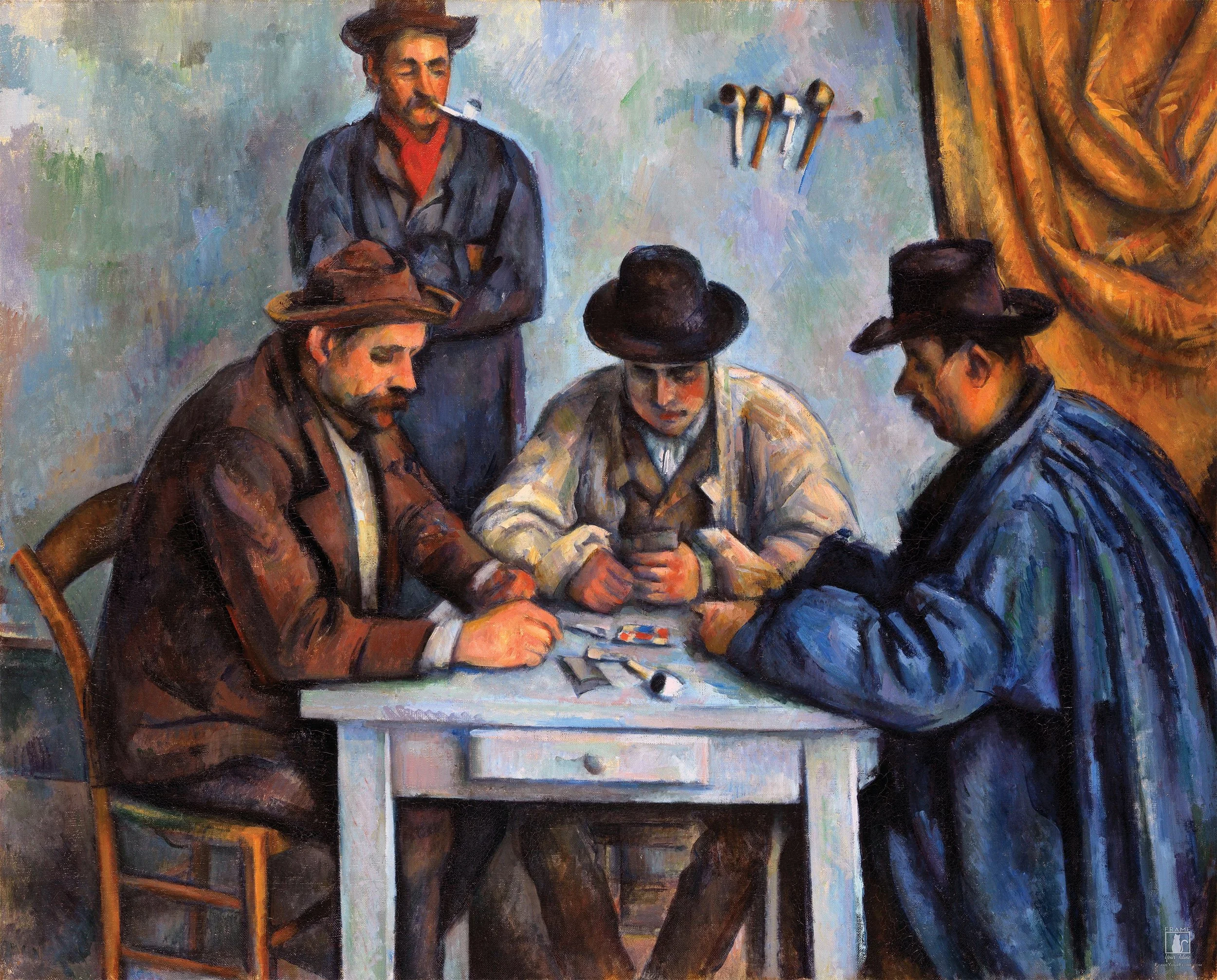"The Card Players" | By Paul Cézanne