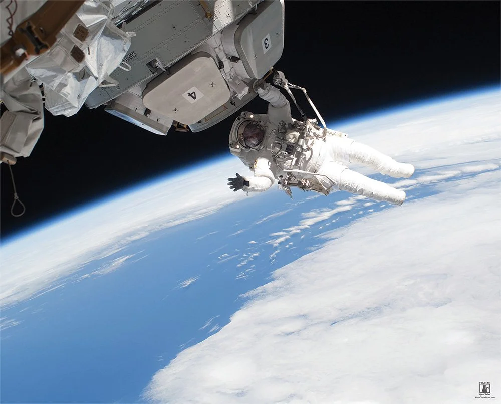 "A Wave From Above" | Source: NASA (STS-130)