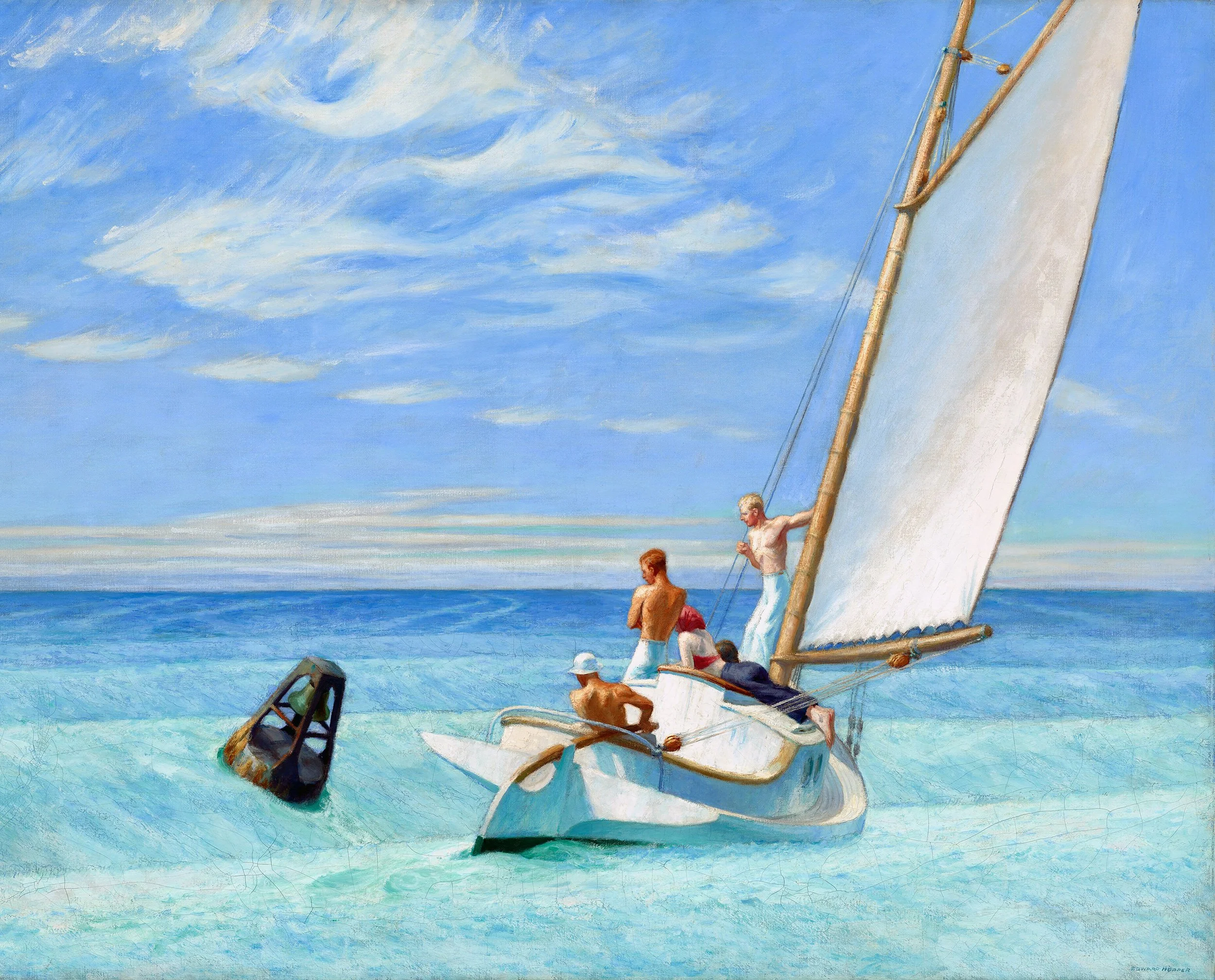"Ground Swell" | By Edward Hopper