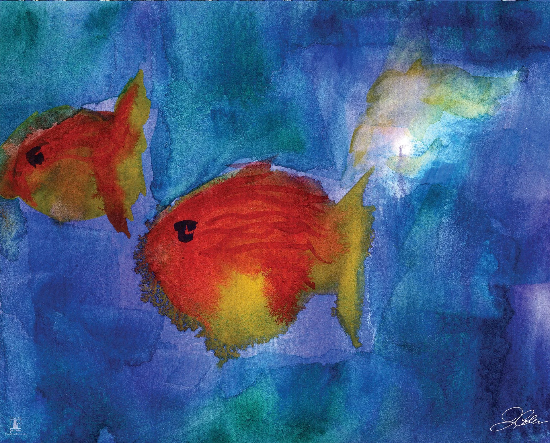 "Seascape 1" | Painting by Jeanine Colini