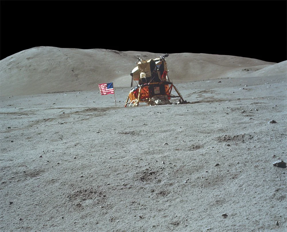 "Claimed Territory" | Source: NASA — Apollo 17 (AS17-134-20510)