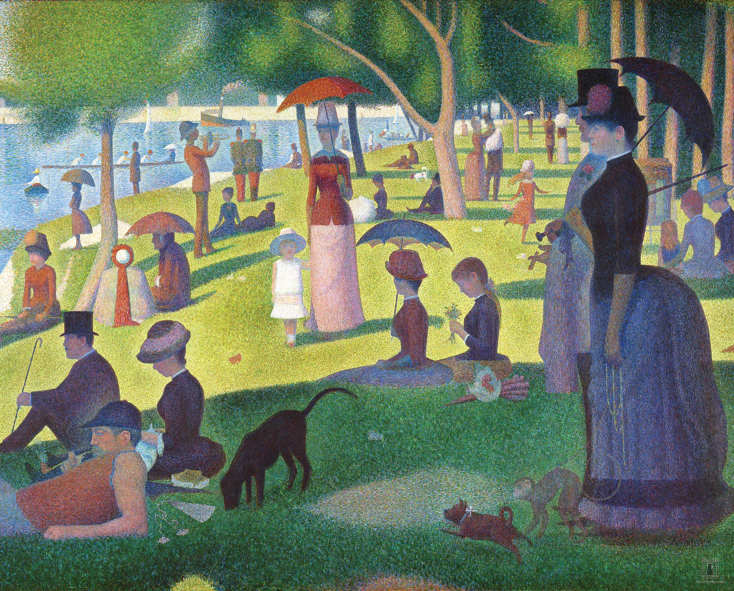 "A Sunday on La Grande Jatte" | By Georges Seurat