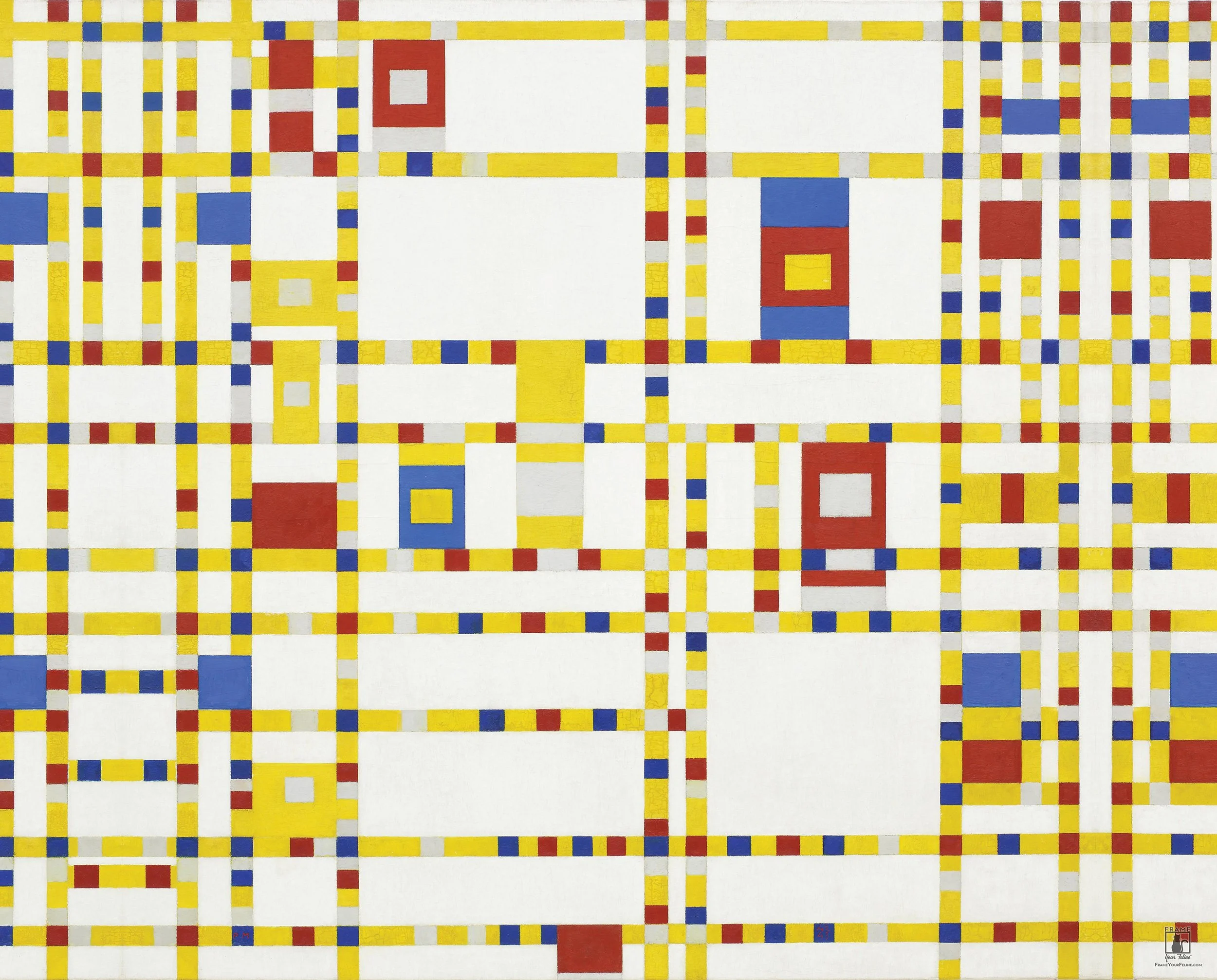 "Broadway Boogie Woogie" | By Piet Mondrian