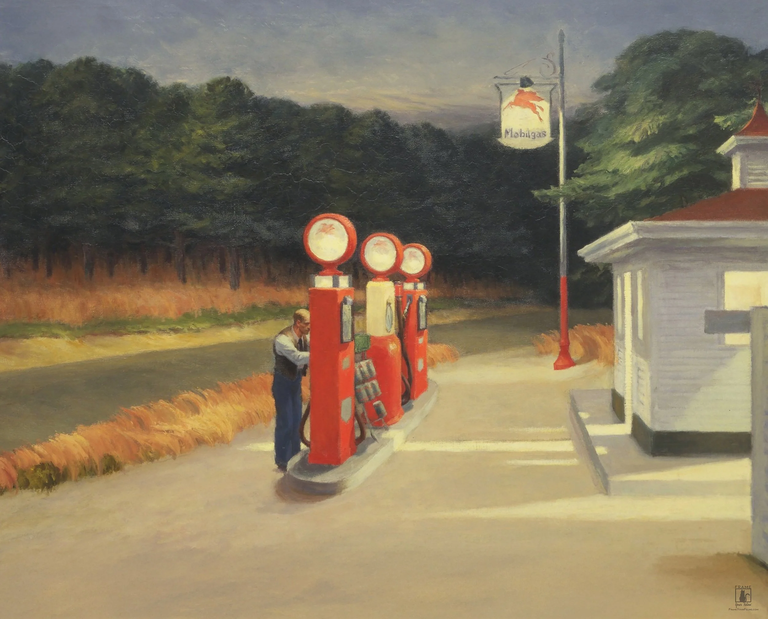 "Gas" | By Edward Hopper