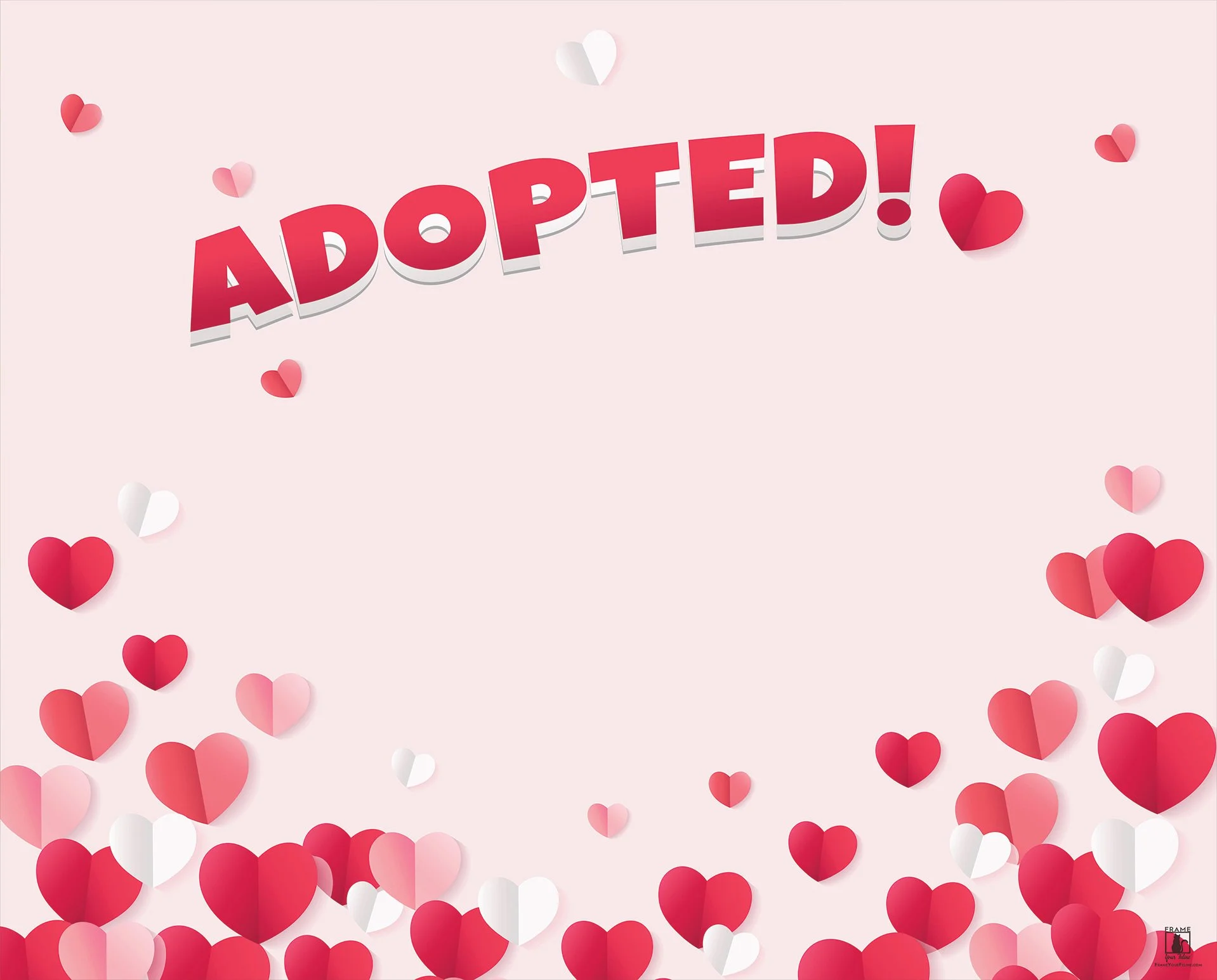 "Adopted! (Hearts)"