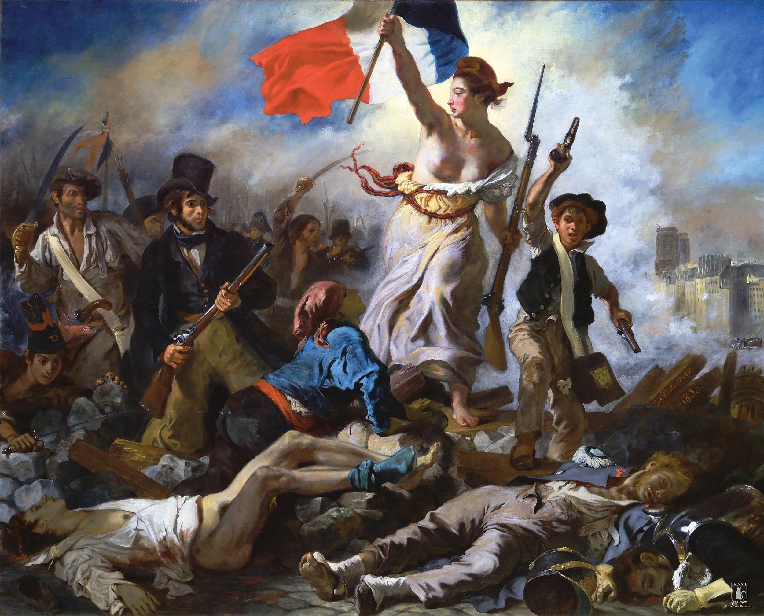 "Liberty Leading the People" | By Eugène Delacroix