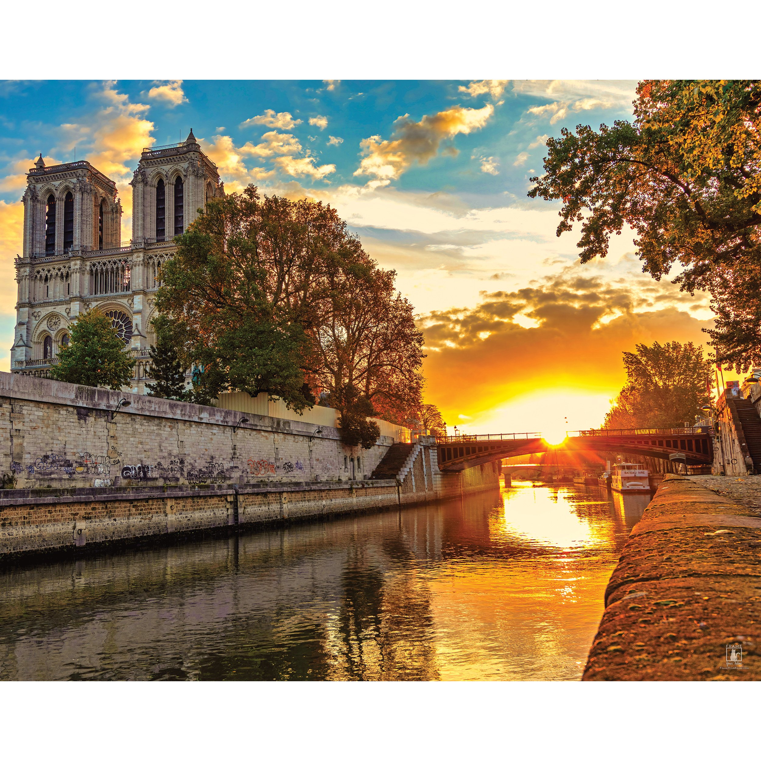 "Notre-Dame at Dawn" | By Mike Powell