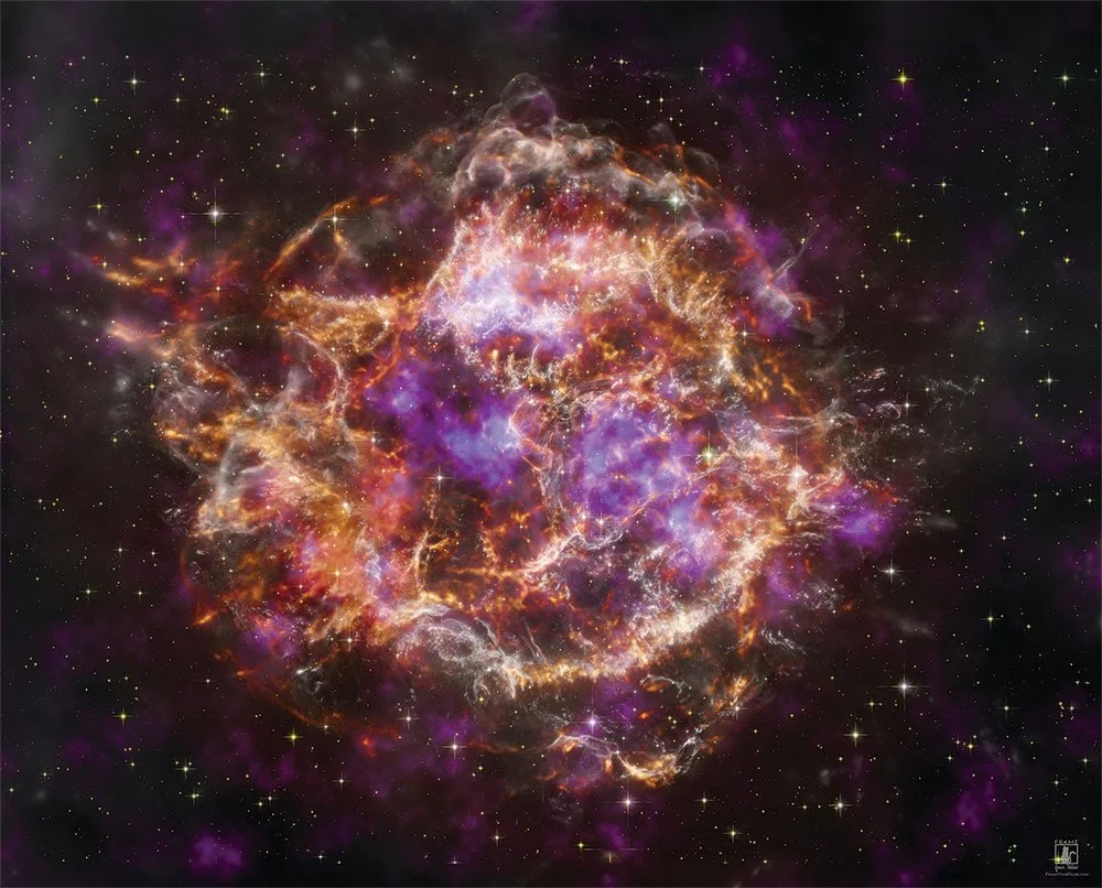 “Regal Burst” | Source: NASA / Chandra X-ray Observatory / NuSTAR / Hubble Space Telescope / James Webb Space Telescope / Spitzer Space Telescope