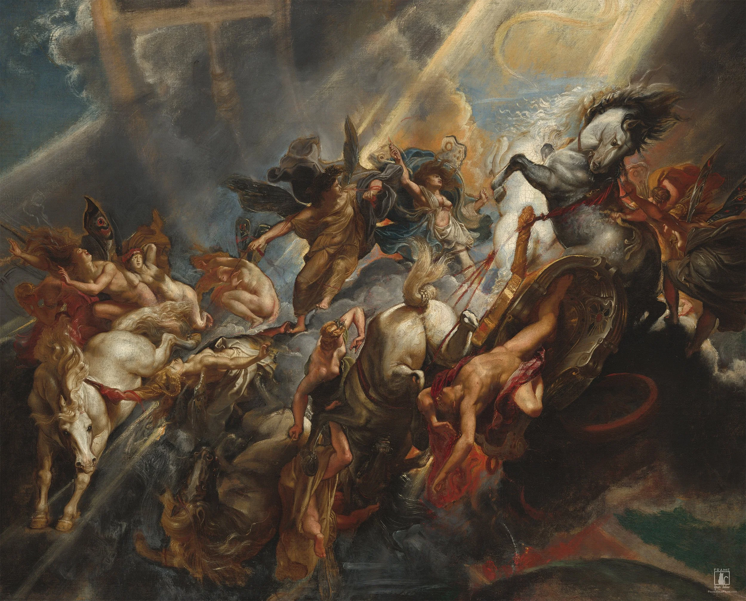 "The Fall of Phaeton" | By Peter Paul Rubens