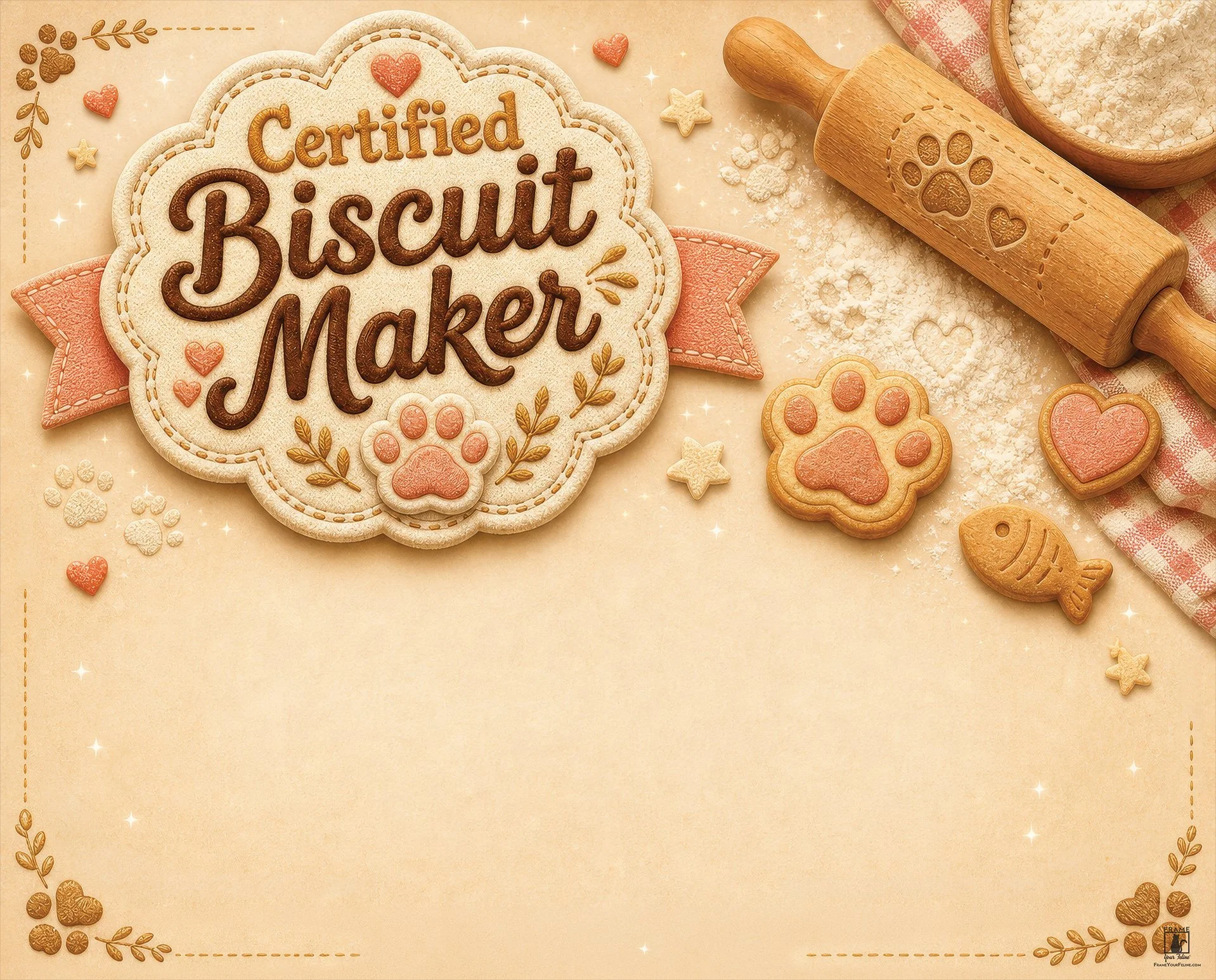 "Certified Biscuit Maker"