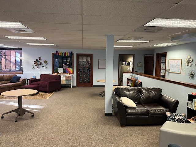 Family-friendly waiting room