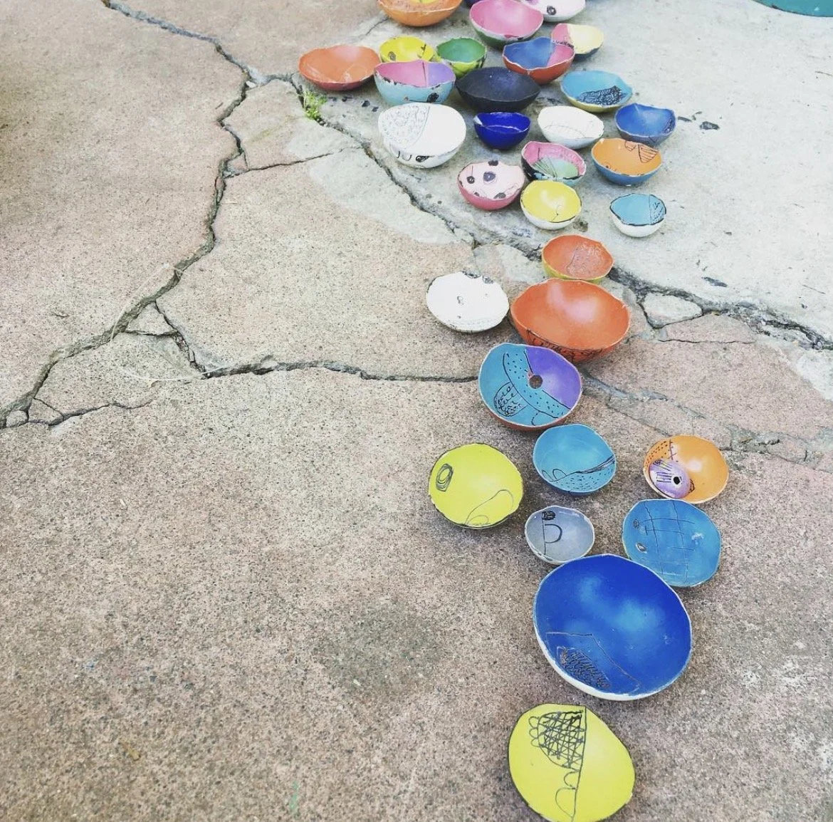 cups on a journey