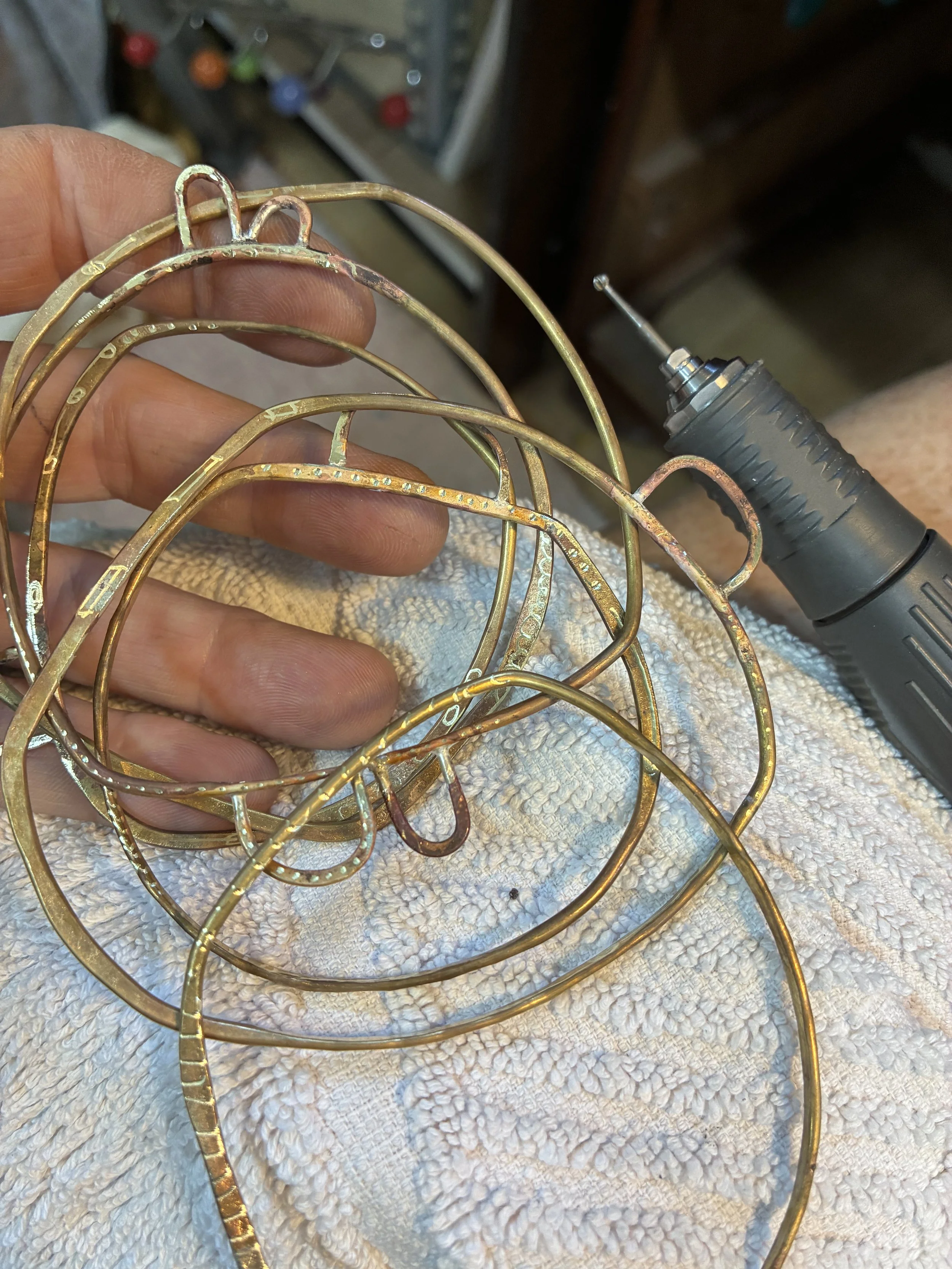 brass bracelets