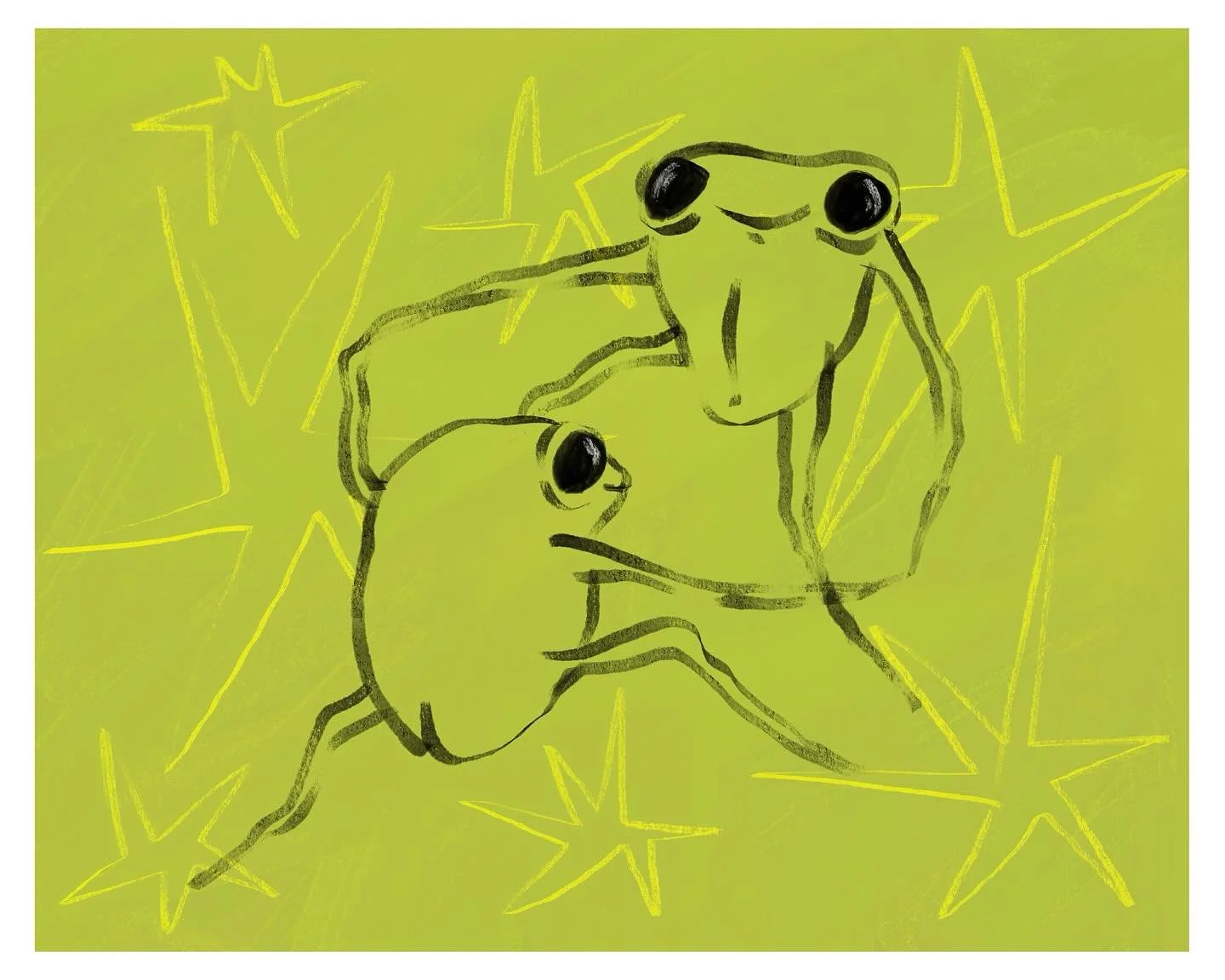 Let&rsquo;s dance in the rain!! 🐸🤍